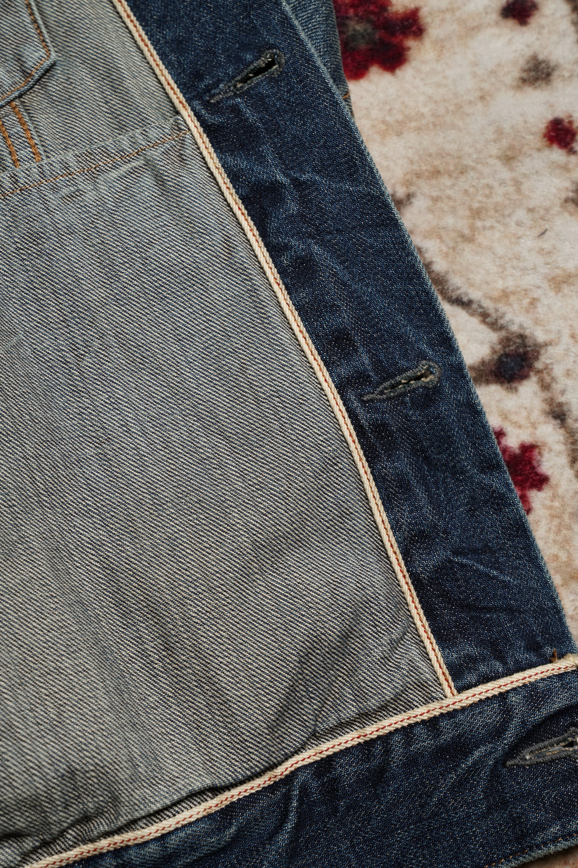"Master Wash" Denim Blouson Jacket