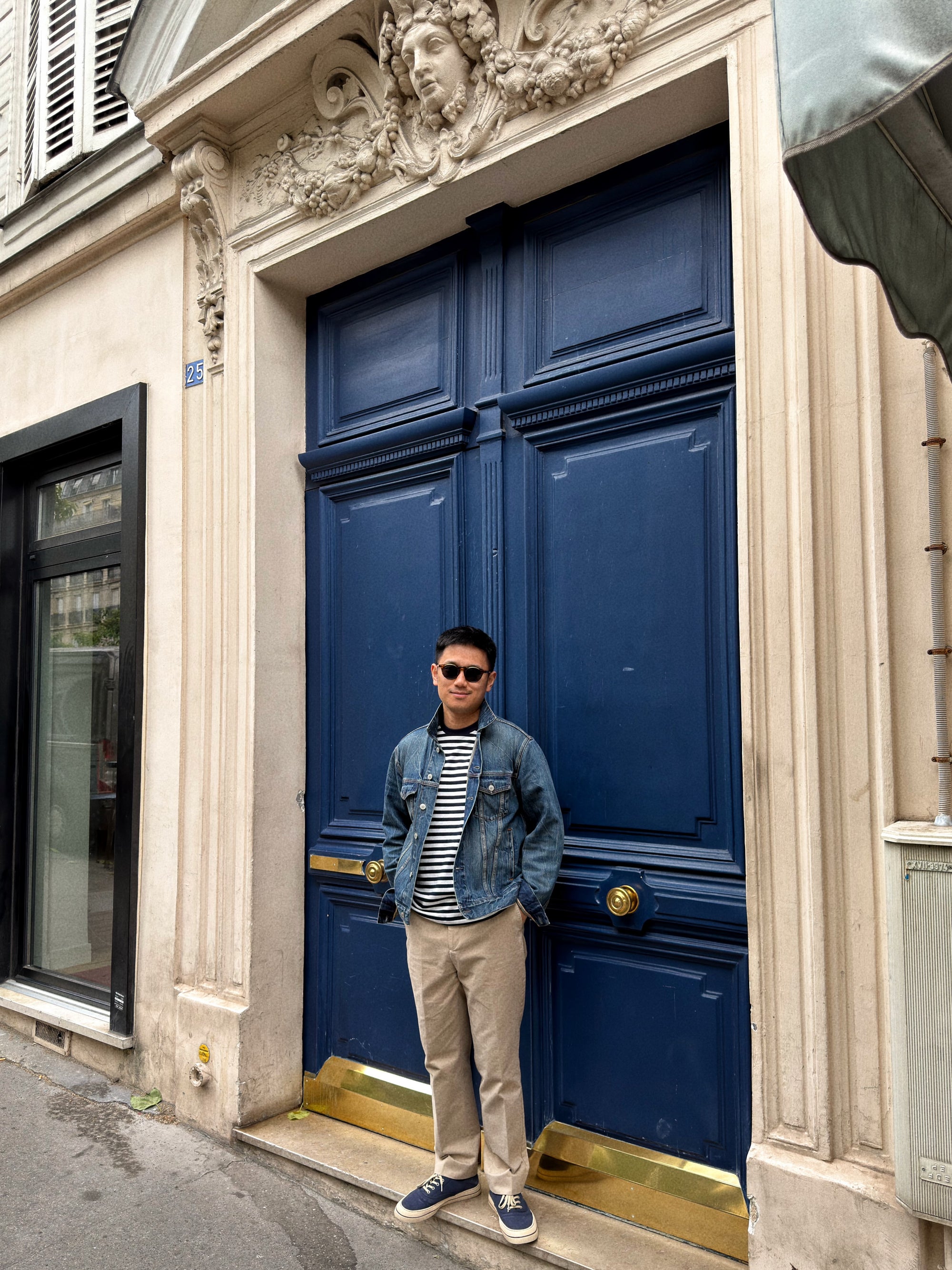 "Master Wash" Denim Blouson Jacket
