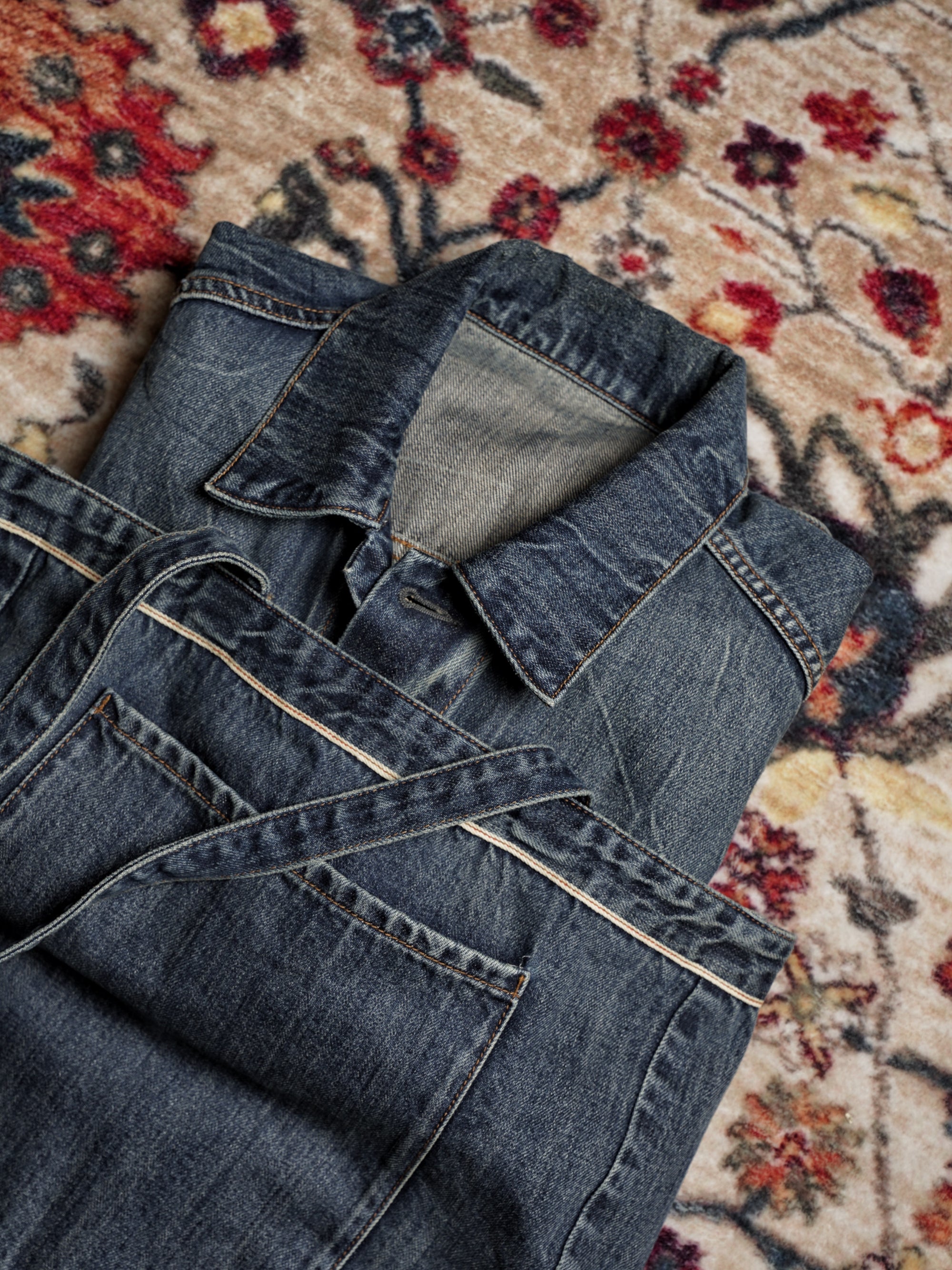 "Master Wash" Denim Blouson Jacket