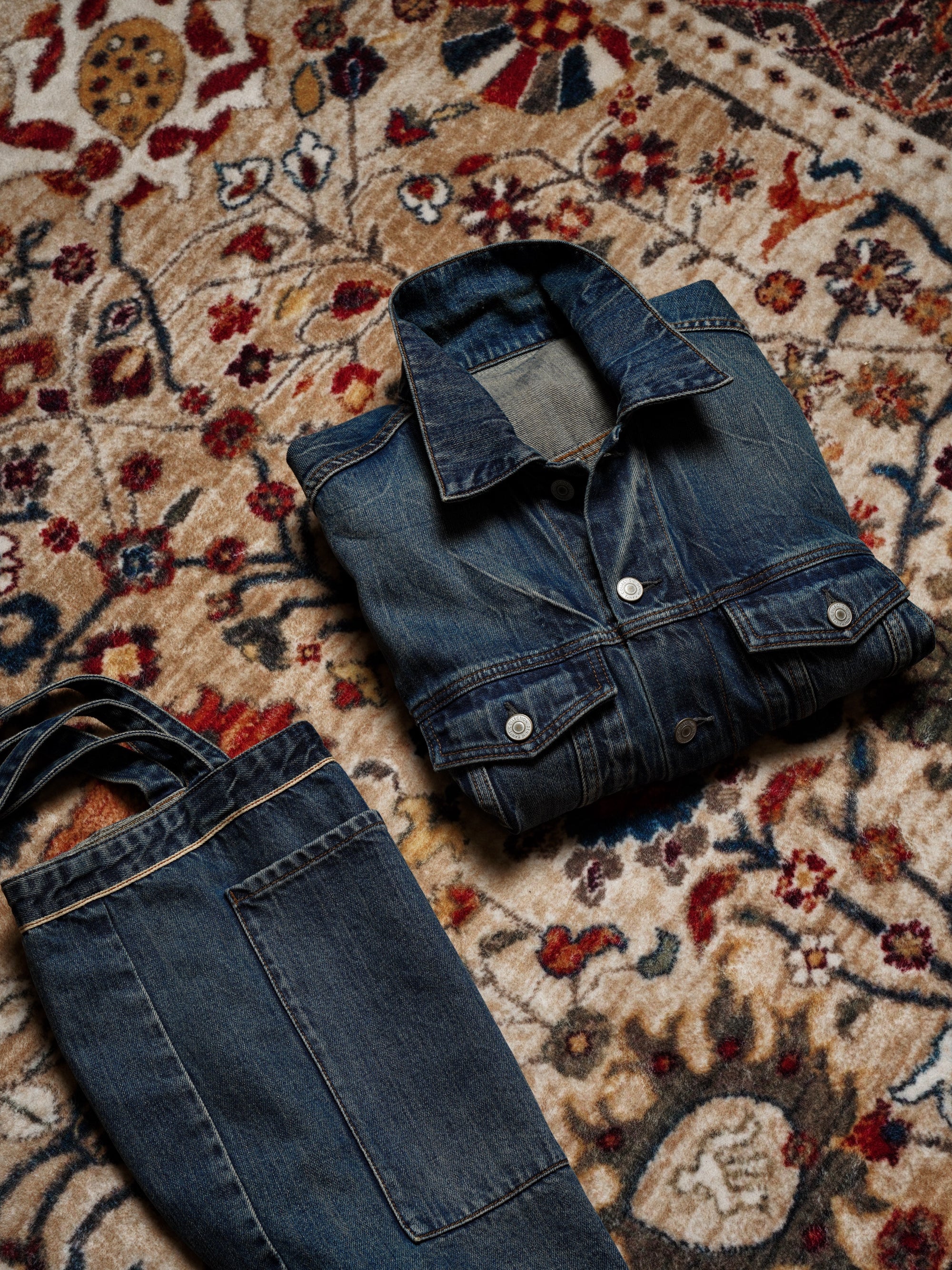 "Master Wash" Denim Blouson Jacket