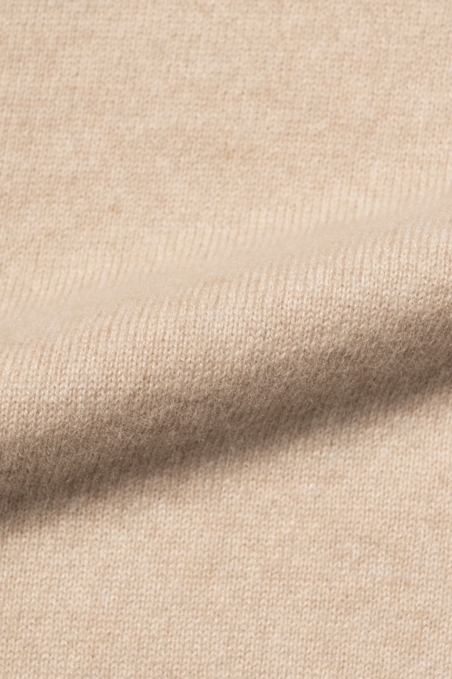 Camel / Brown Cashmere Crew Neck Jumper