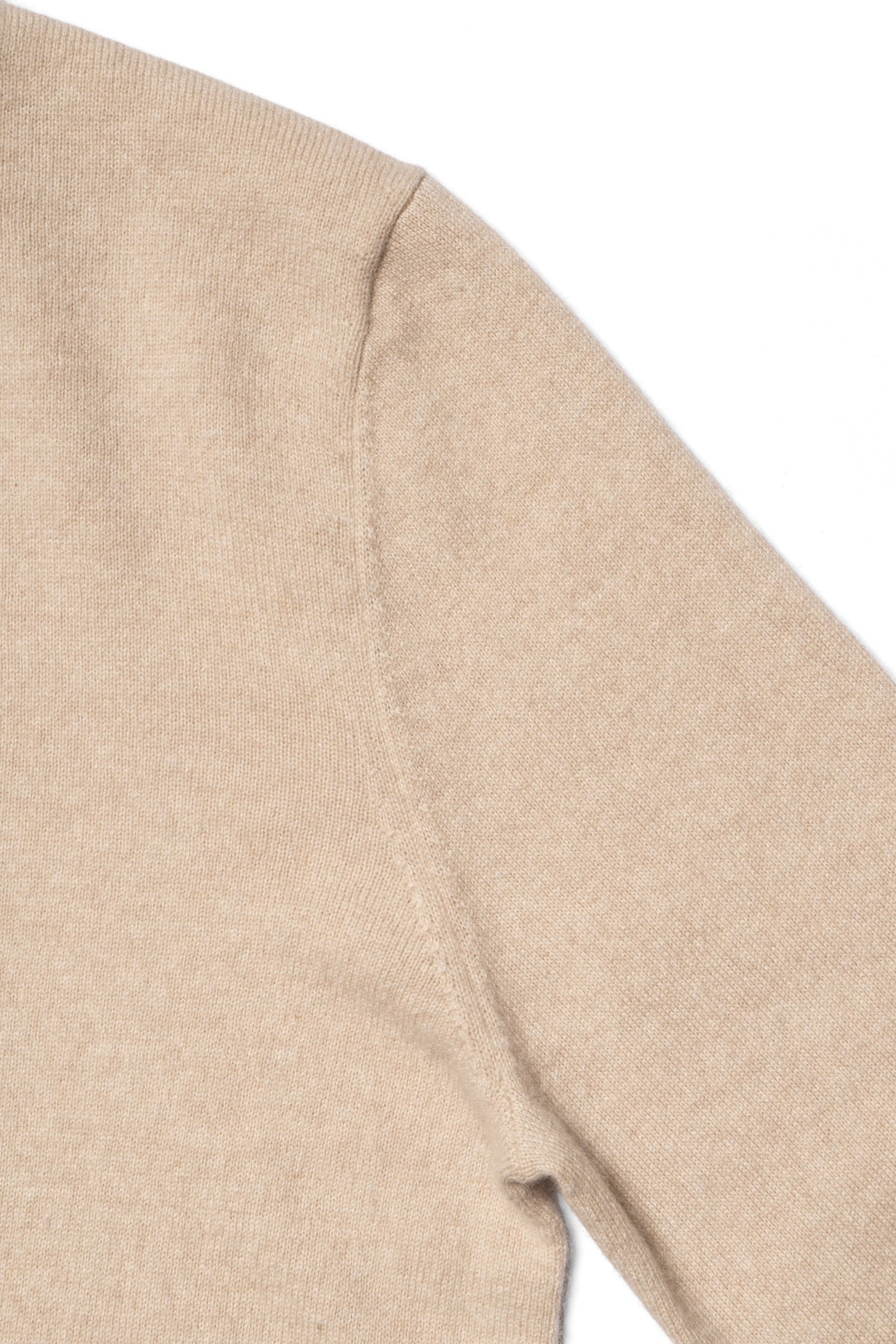 Camel / Brown Cashmere Crew Neck Jumper
