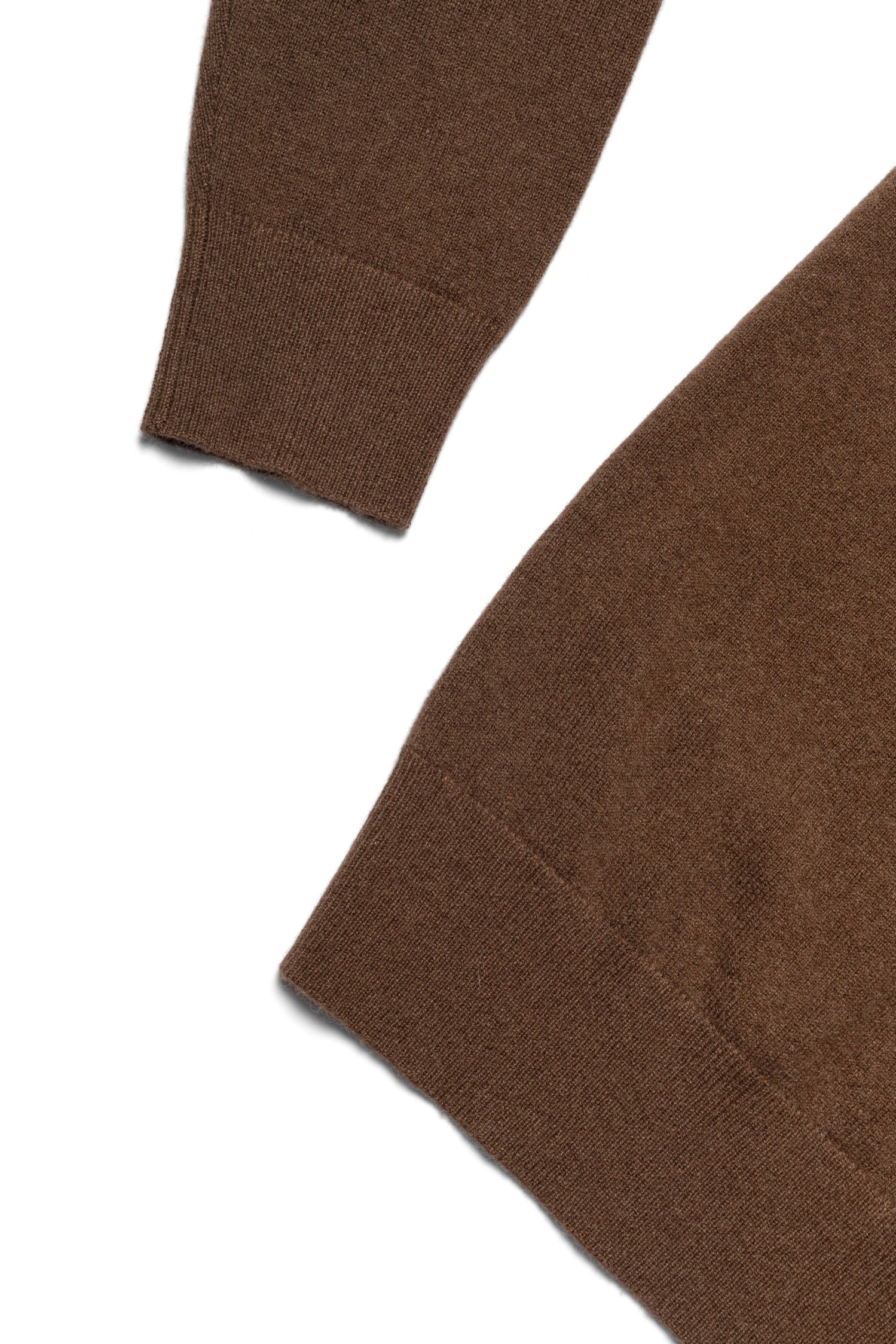 Camel / Brown Cashmere Crew Neck Jumper