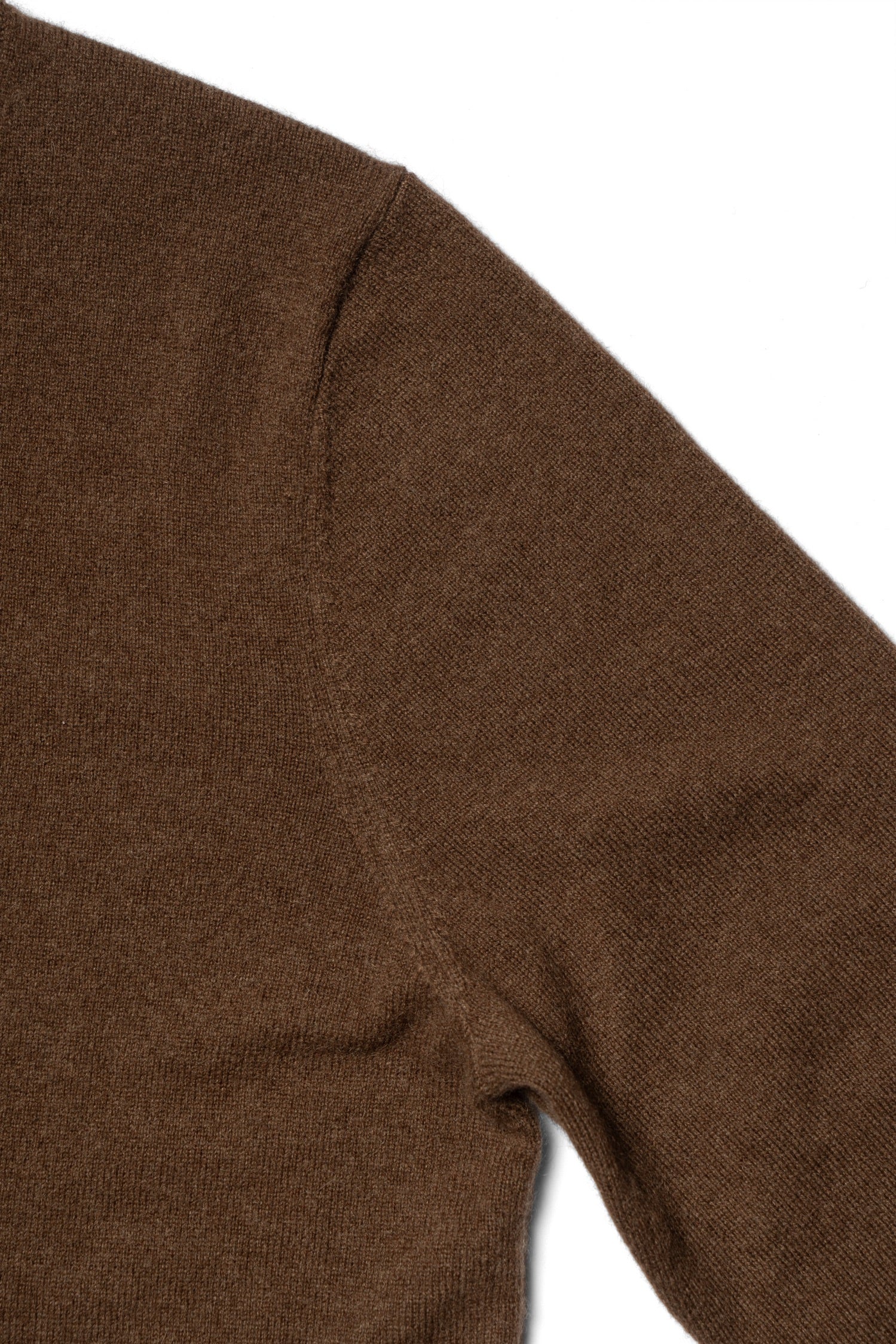 Camel / Brown Cashmere Crew Neck Jumper