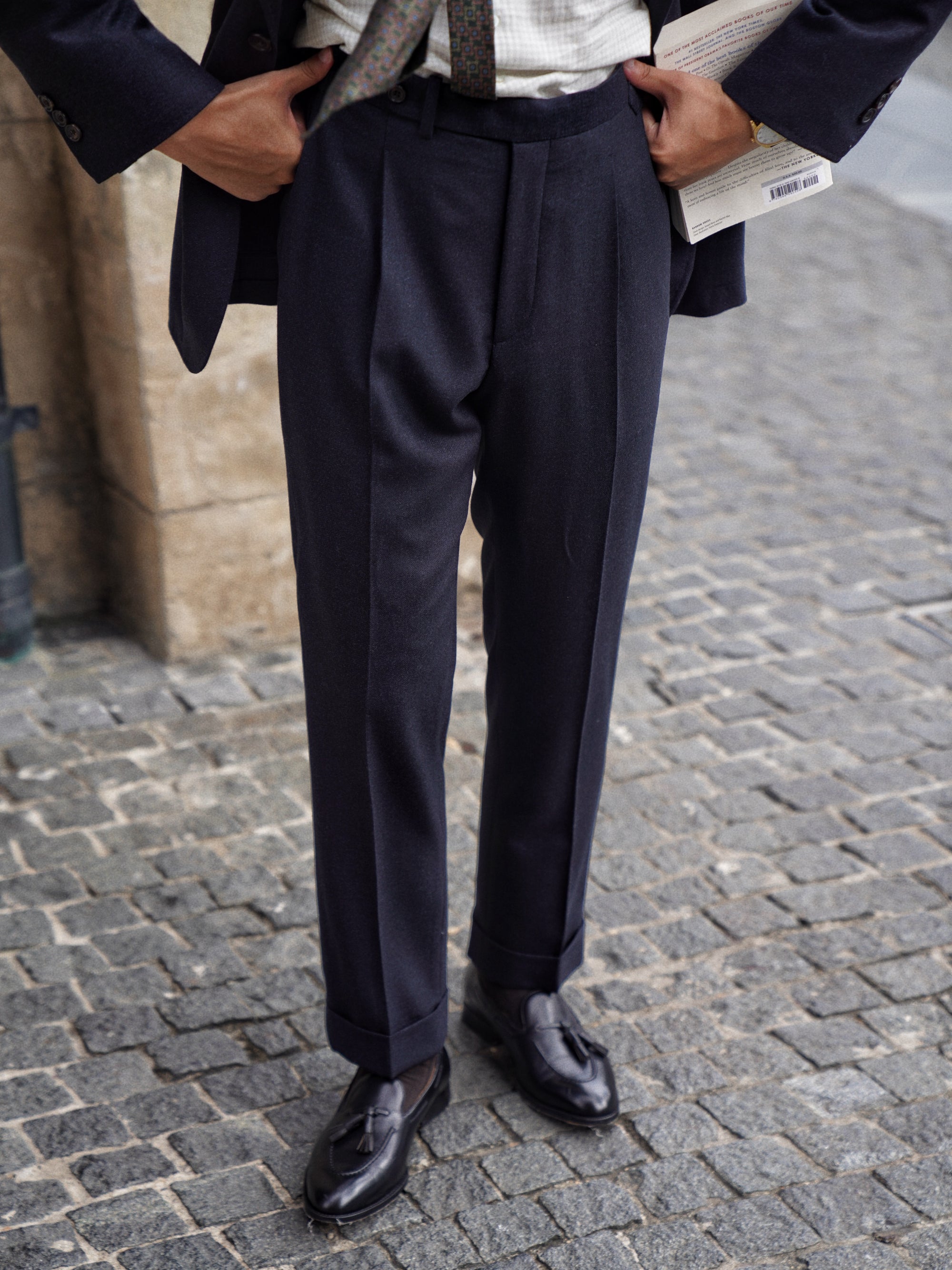 Midnight 120s Flannel Suit #900