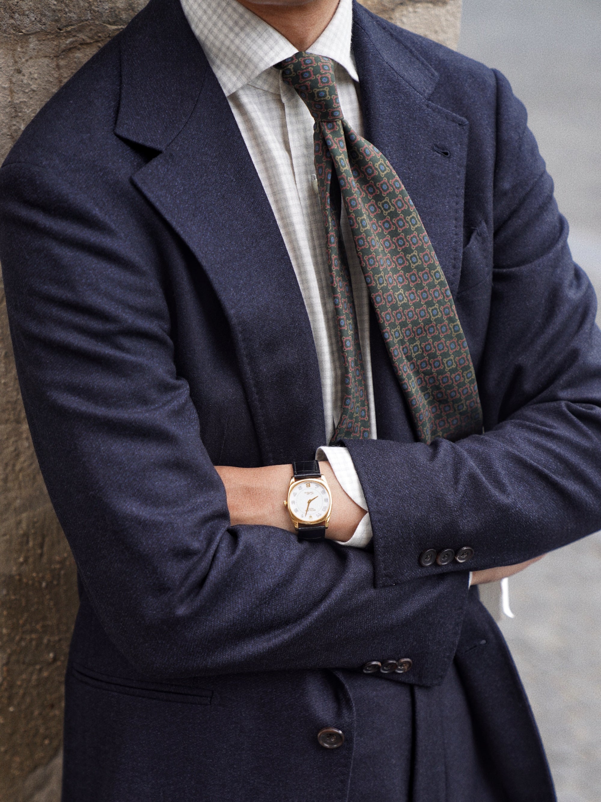 Midnight 120s Flannel Suit #900