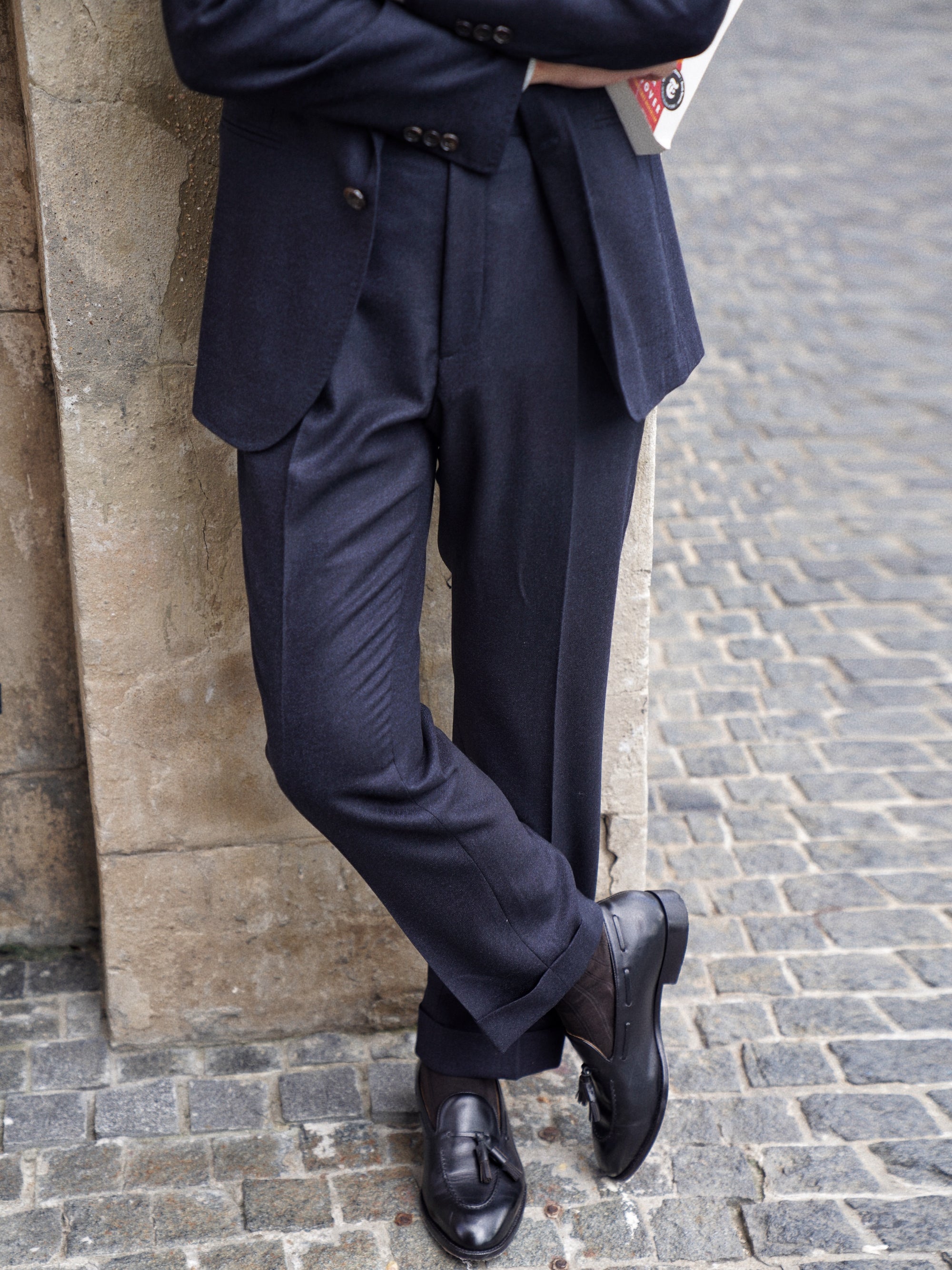 Midnight 120s Flannel Suit #900