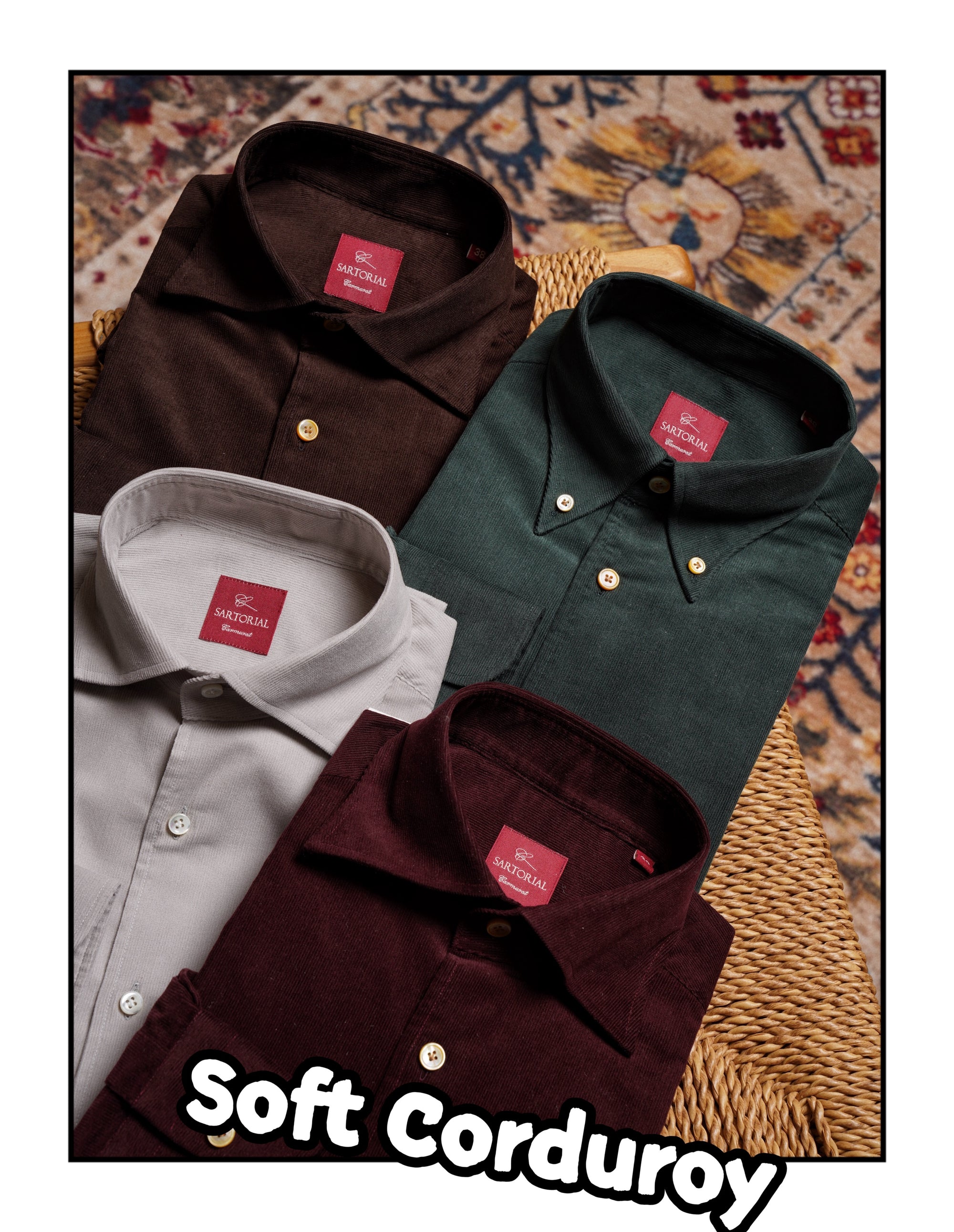 Fine Cotton Corduroy Shirt Collection