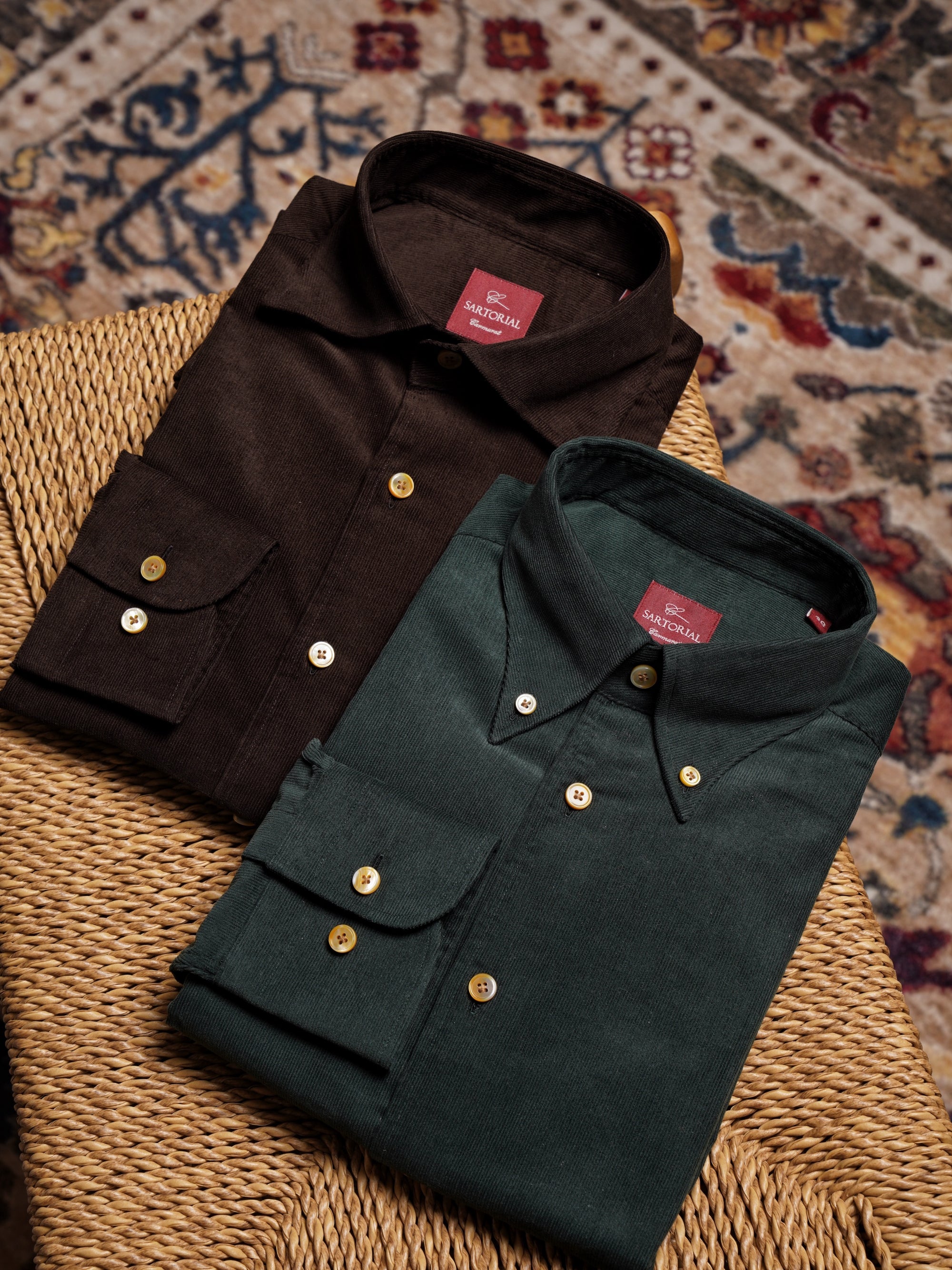 Fine Cotton Corduroy Shirt Collection