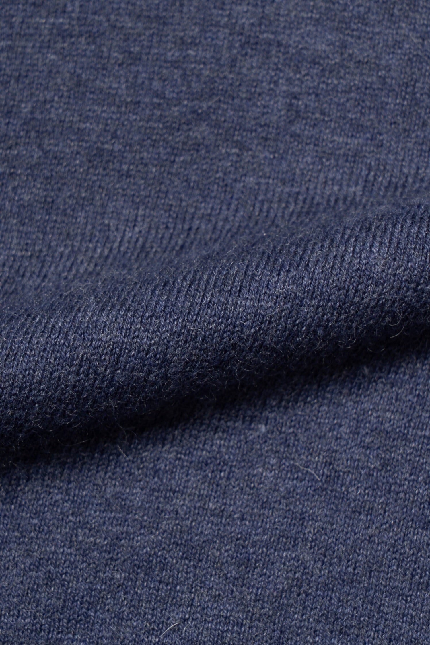 Cotton Wool Blending Half Zip Jumper