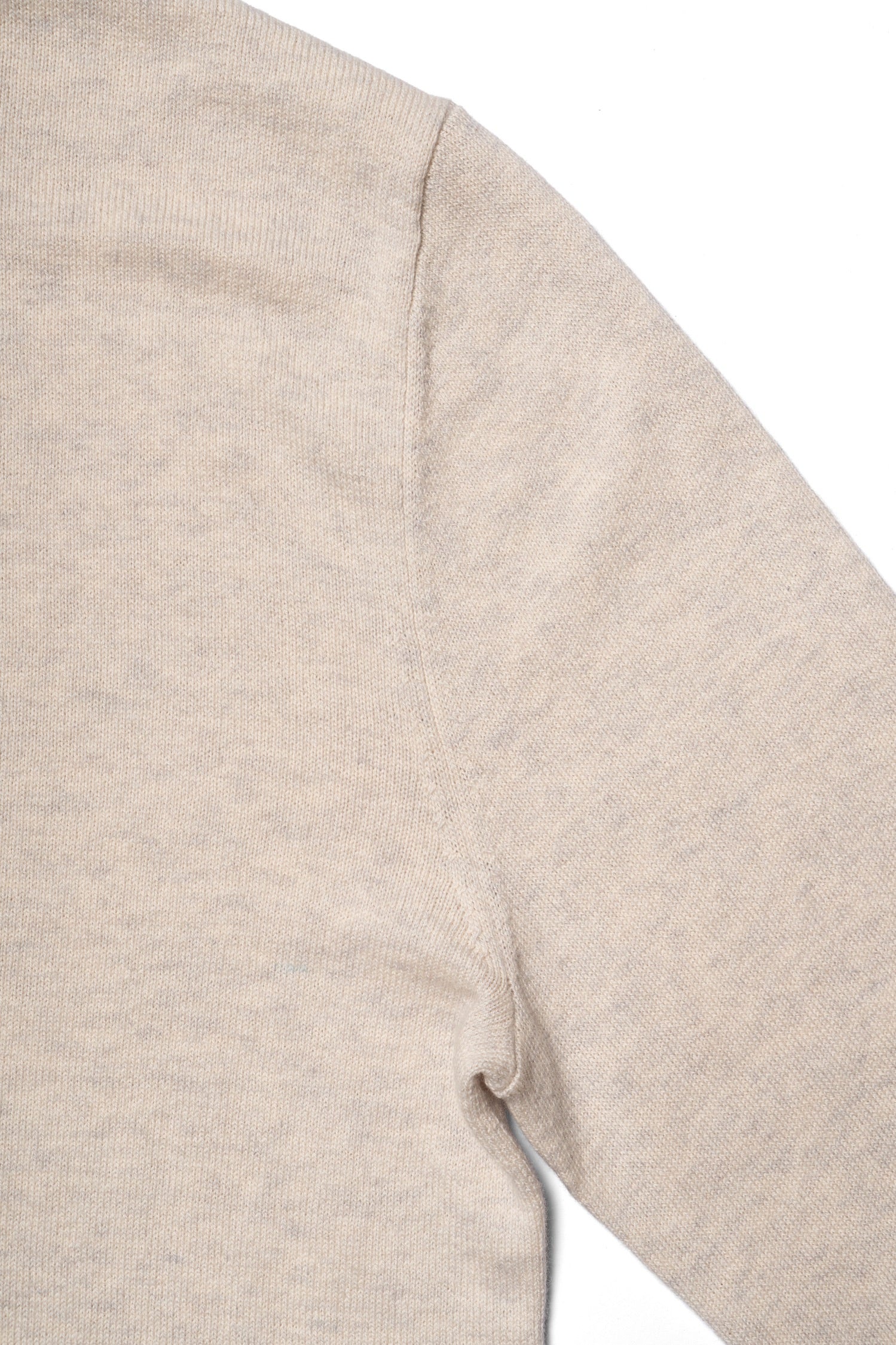 Cotton Wool Blending Half Zip Jumper