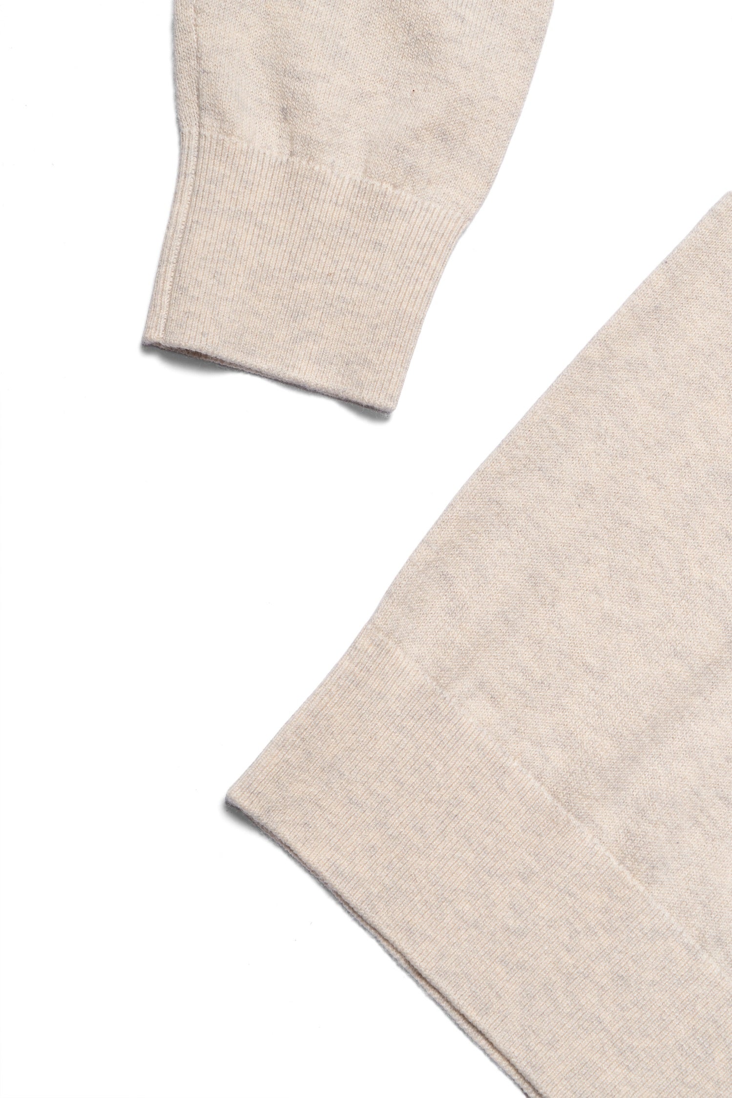 Cotton Wool Blending Half Zip Jumper