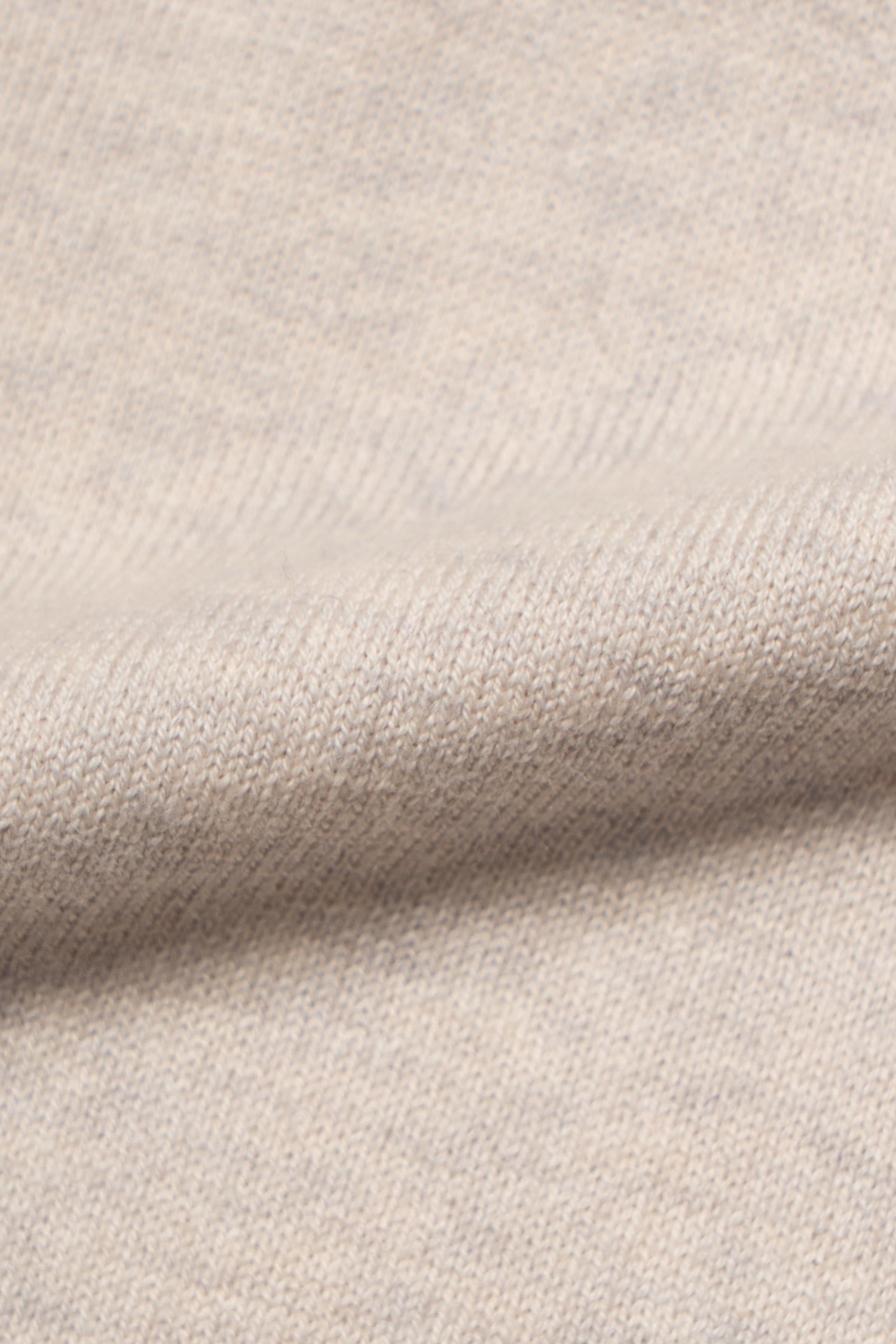 Cotton Wool Blending Half Zip Jumper