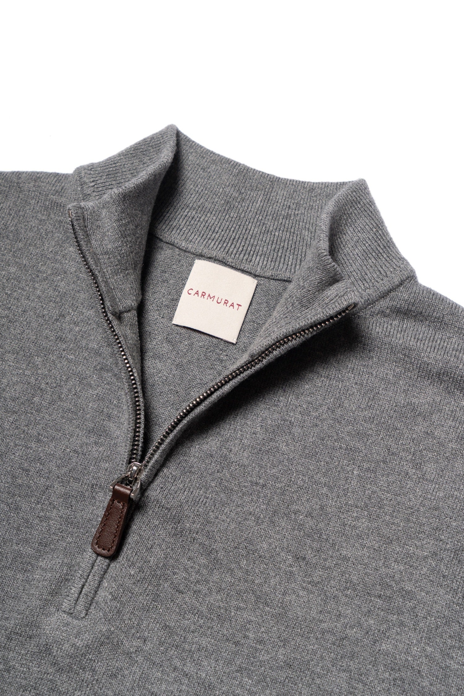 Cotton Wool Blending Half Zip Jumper