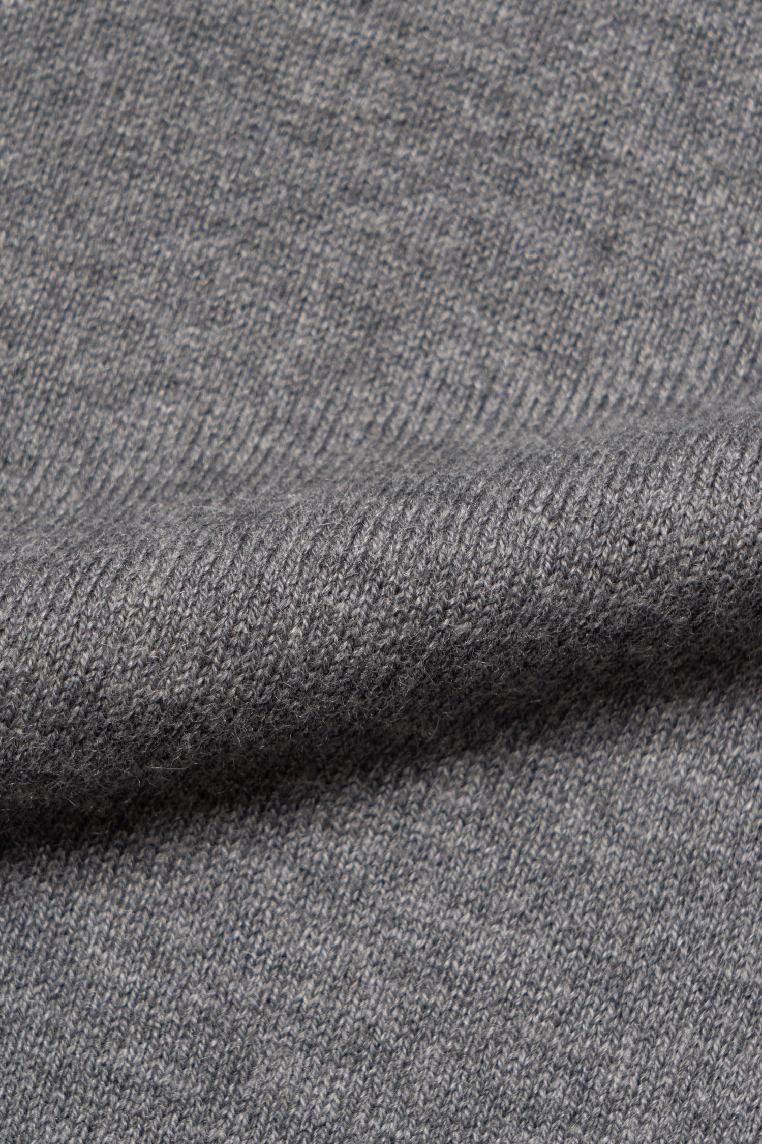 Cotton Wool Blending Half Zip Jumper