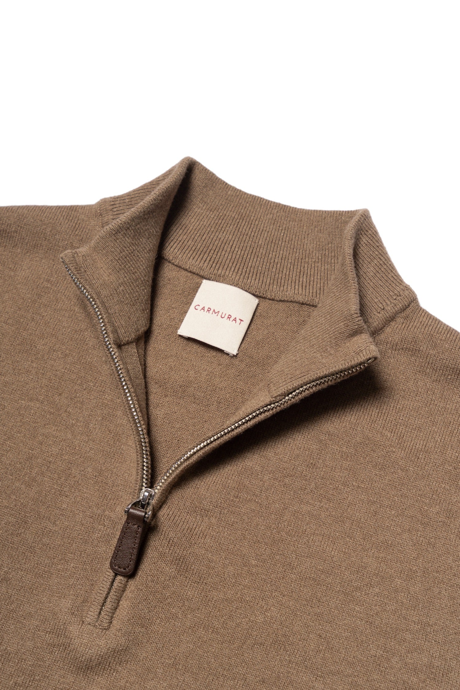 Cotton Wool Blending Half Zip Jumper