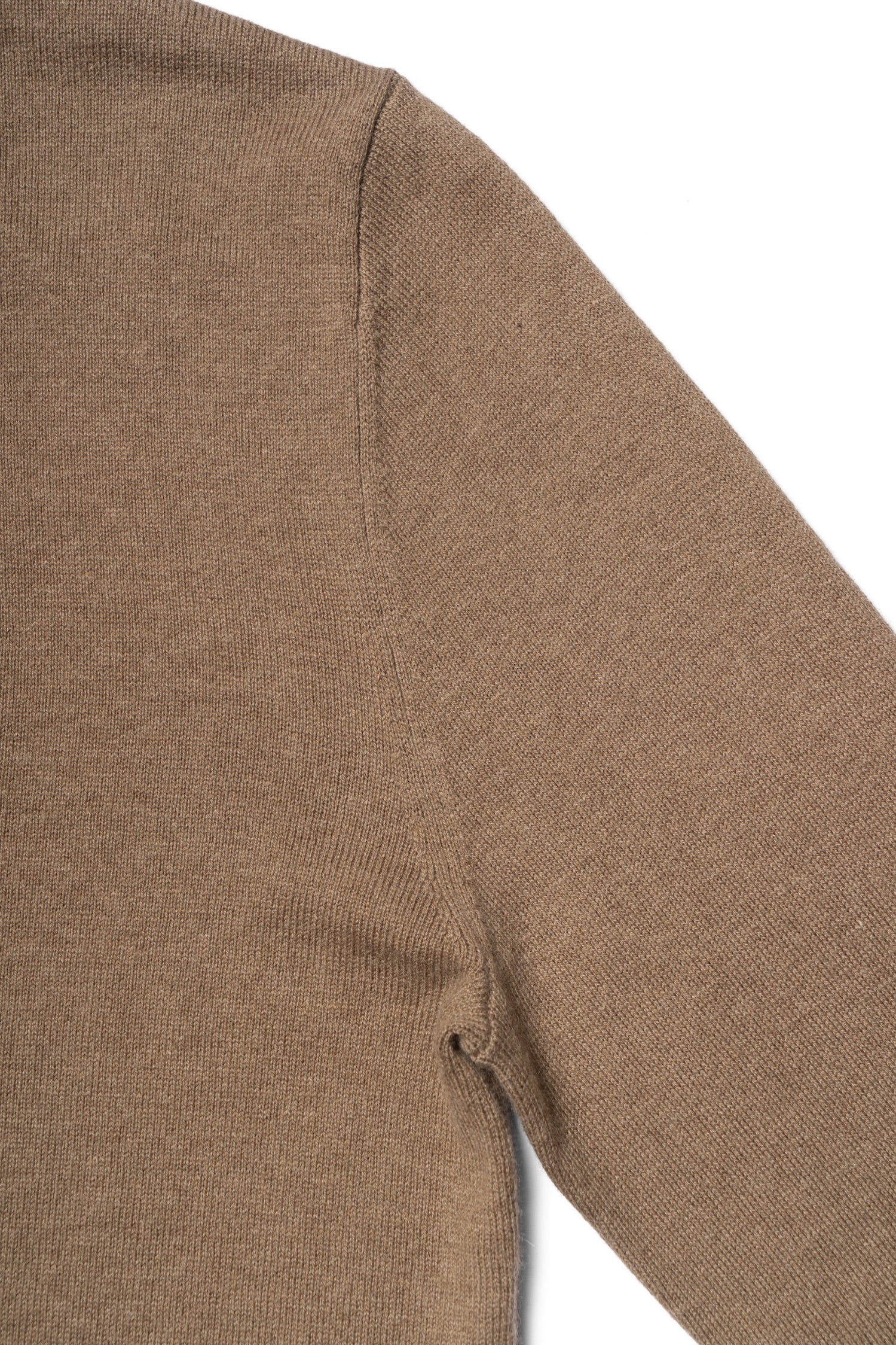 Cotton Wool Blending Half Zip Jumper