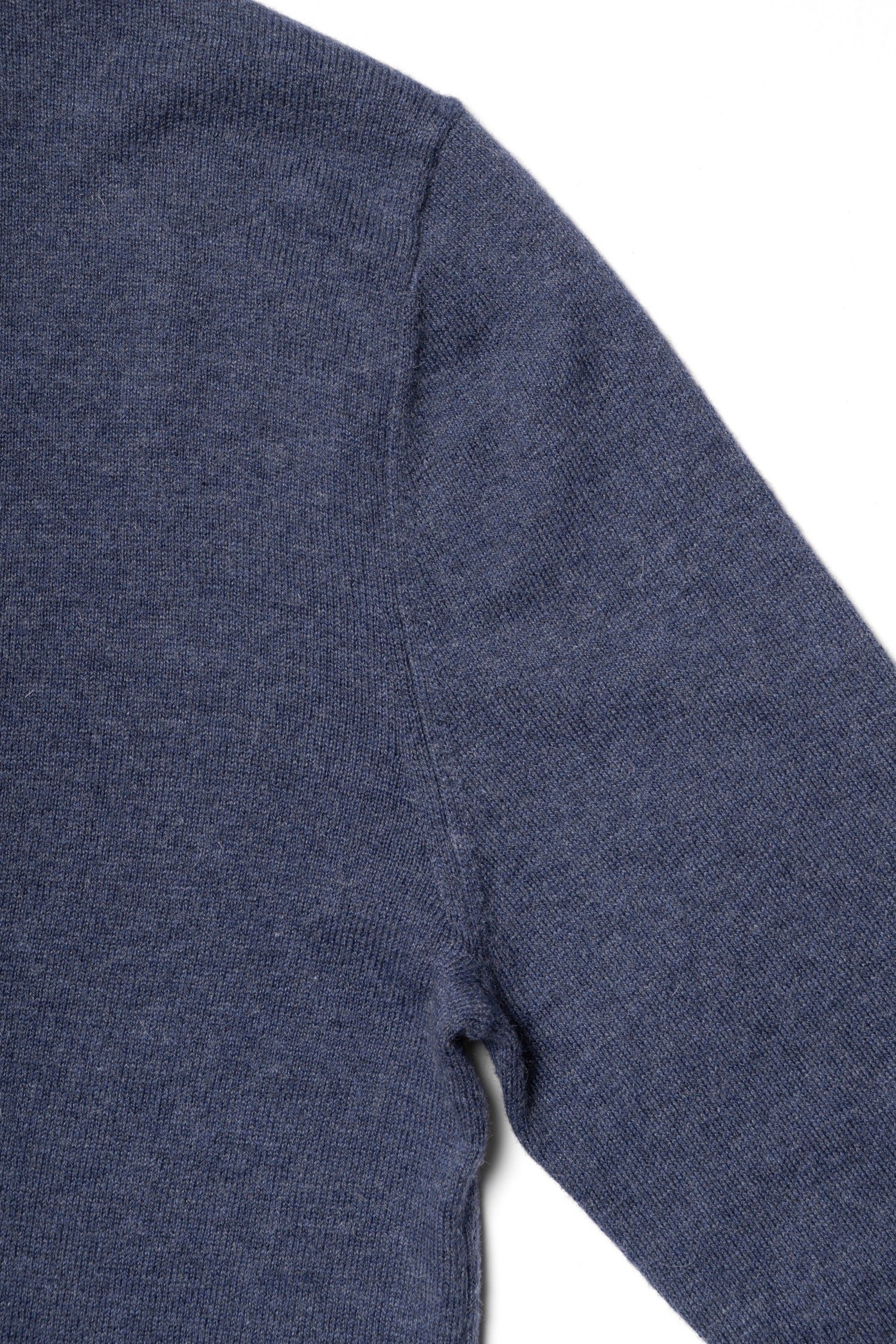 Cotton Wool Blending Half Zip Jumper
