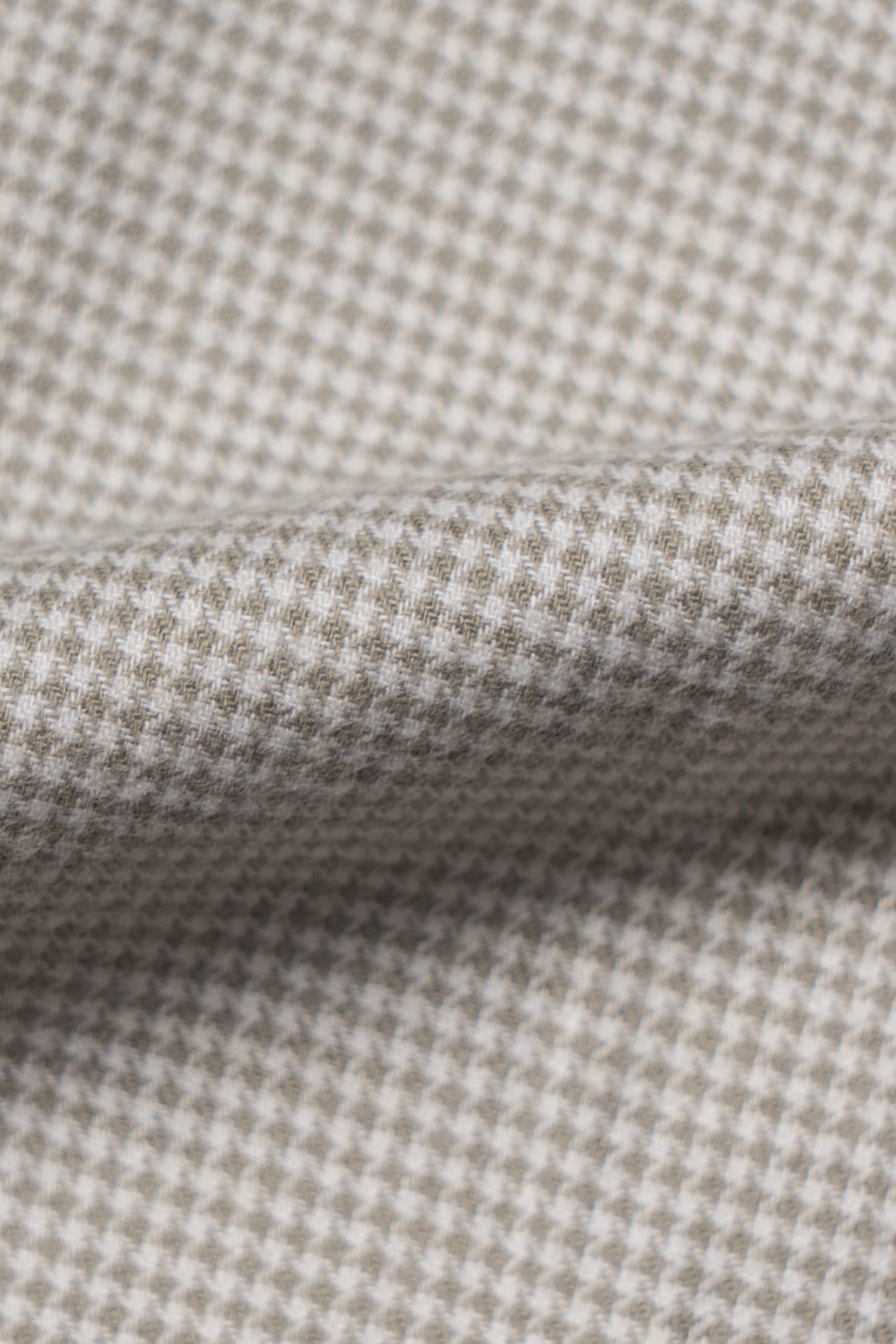 Houndstooth Cotton Yakwool Flannel Shirt 2