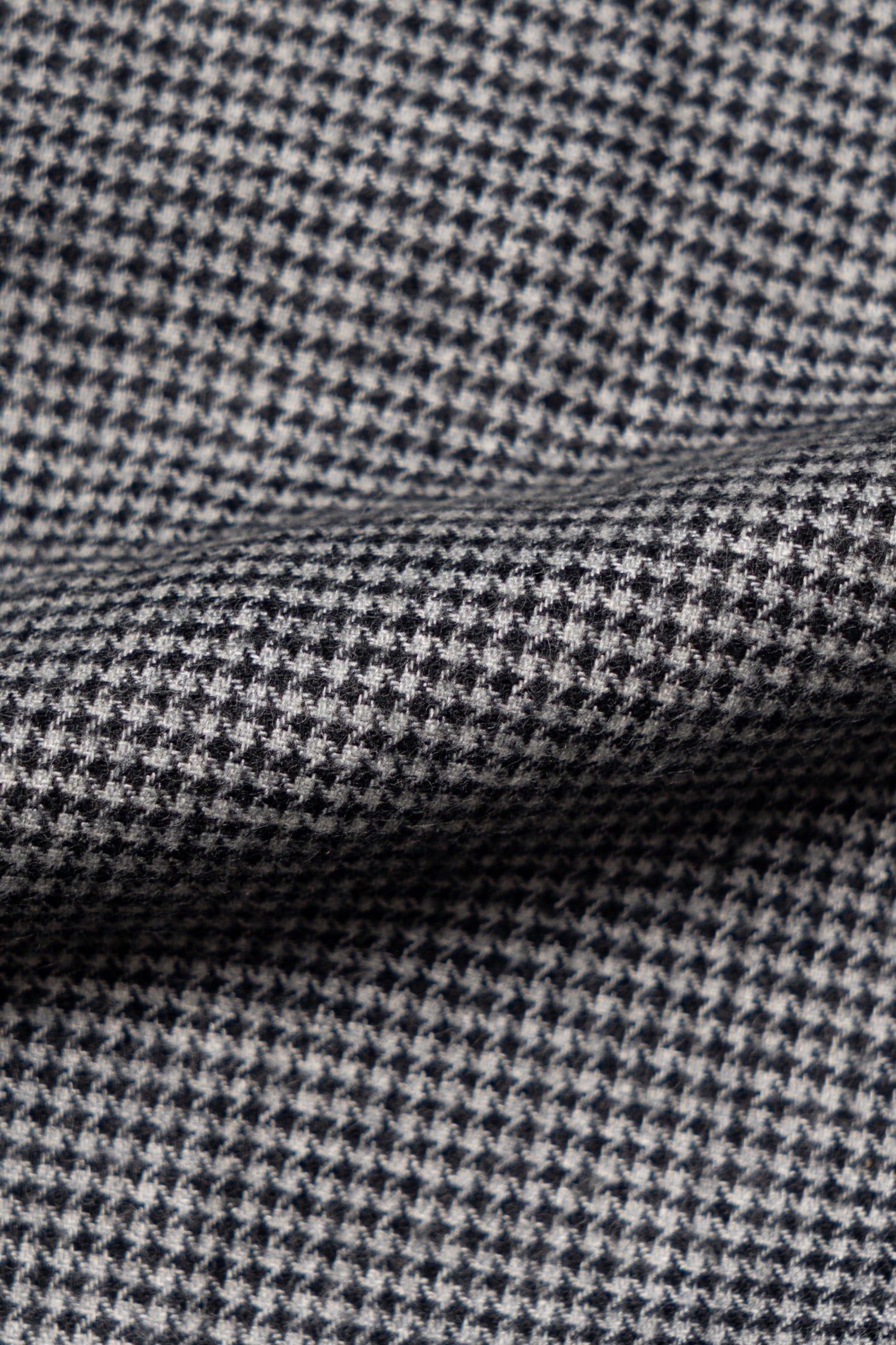 Houndstooth Cotton Yakwool Flannel Shirt 2