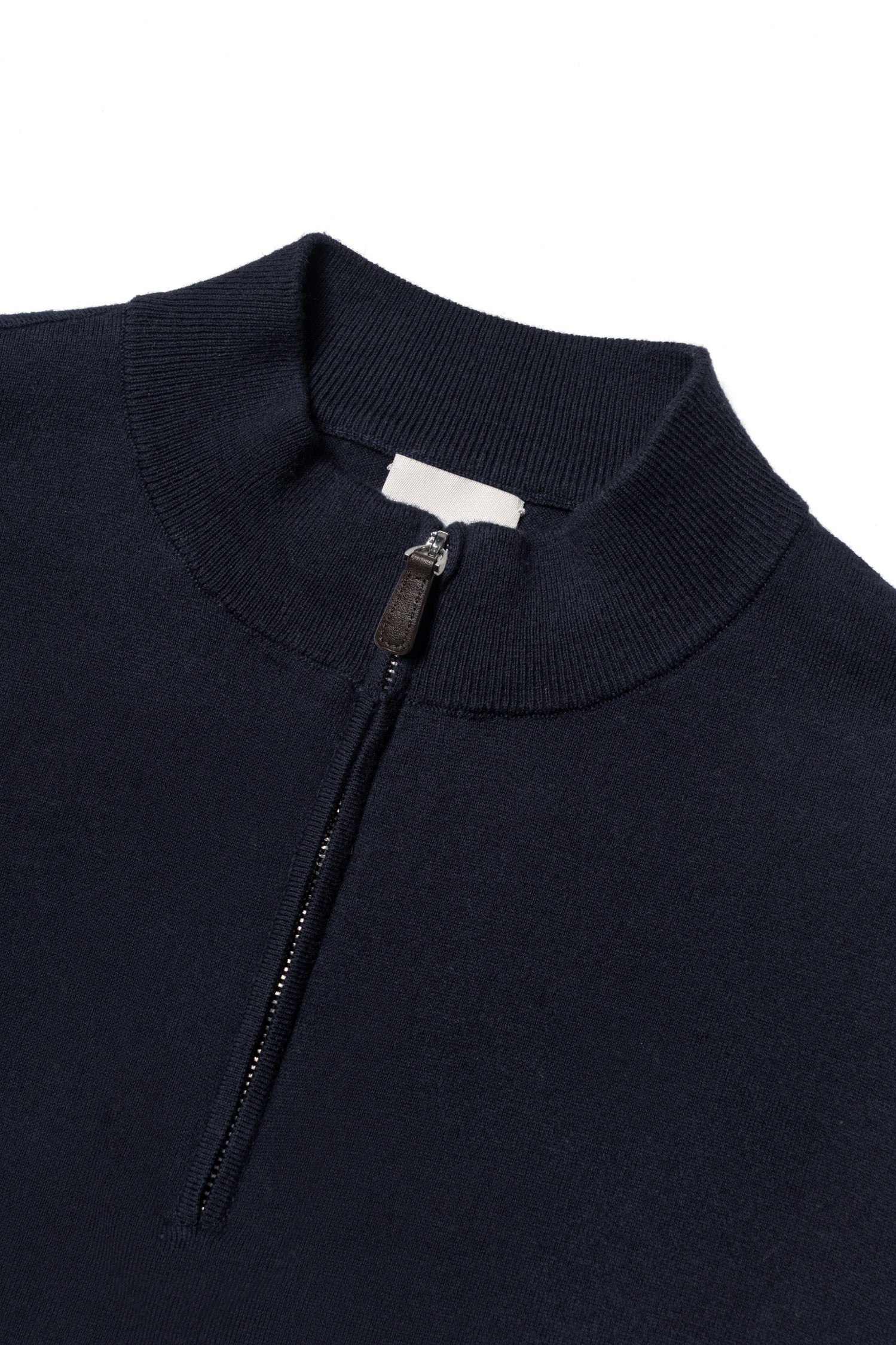 Cotton Wool Blending Half Zip Jumper