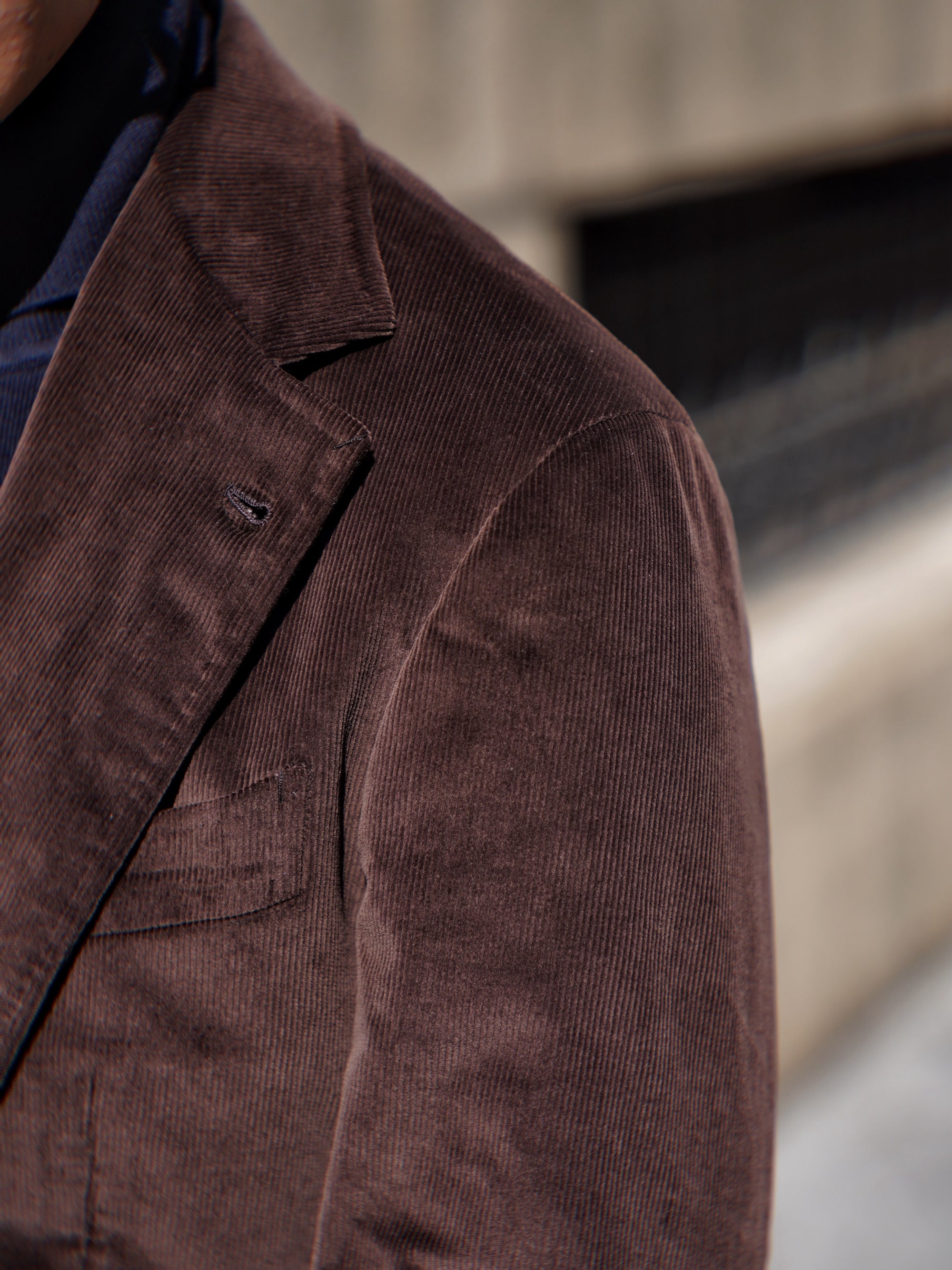 Brown Khaki Corduroy Suit #744