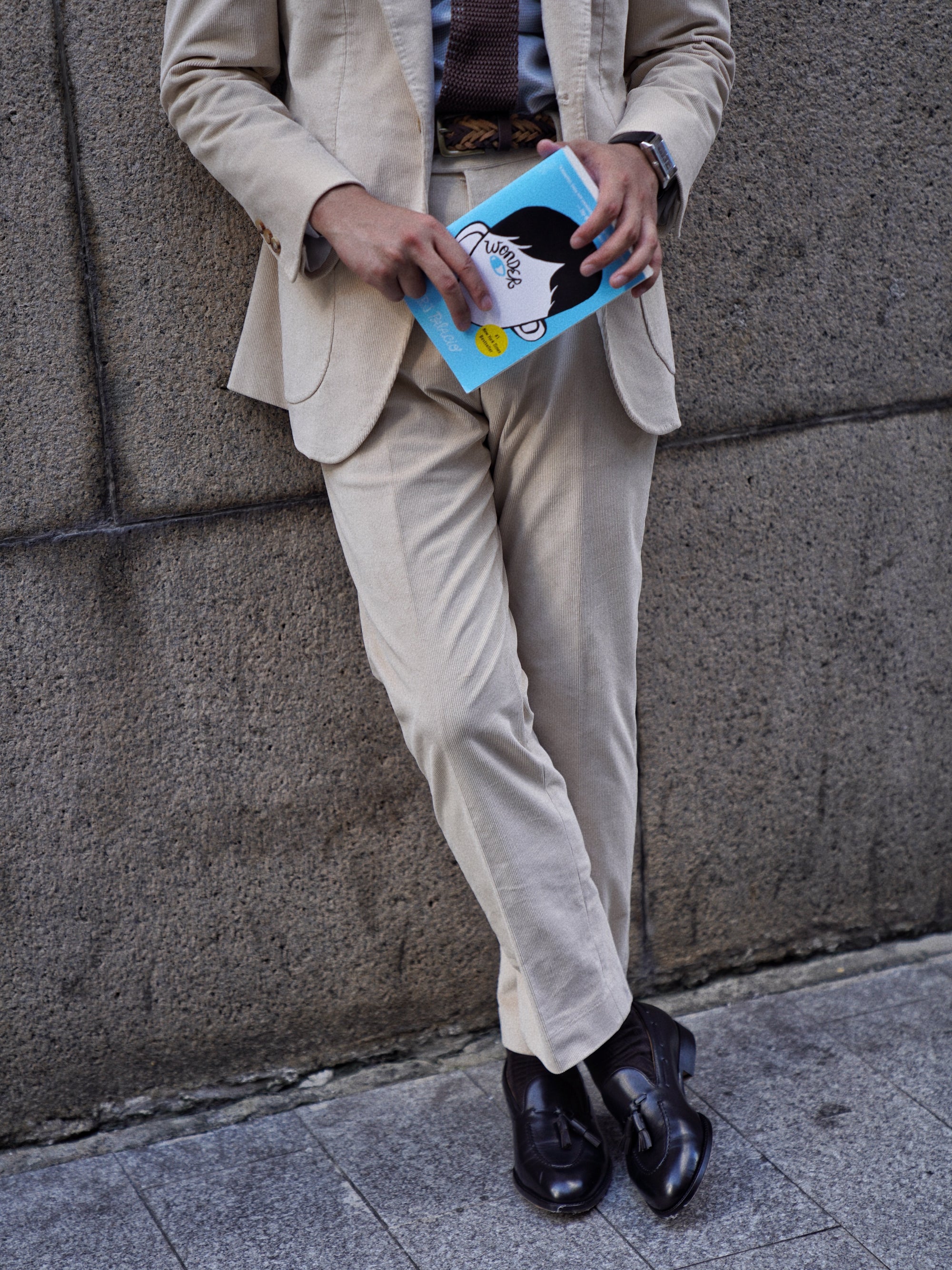 Light Khaki Corduroy Suit #742