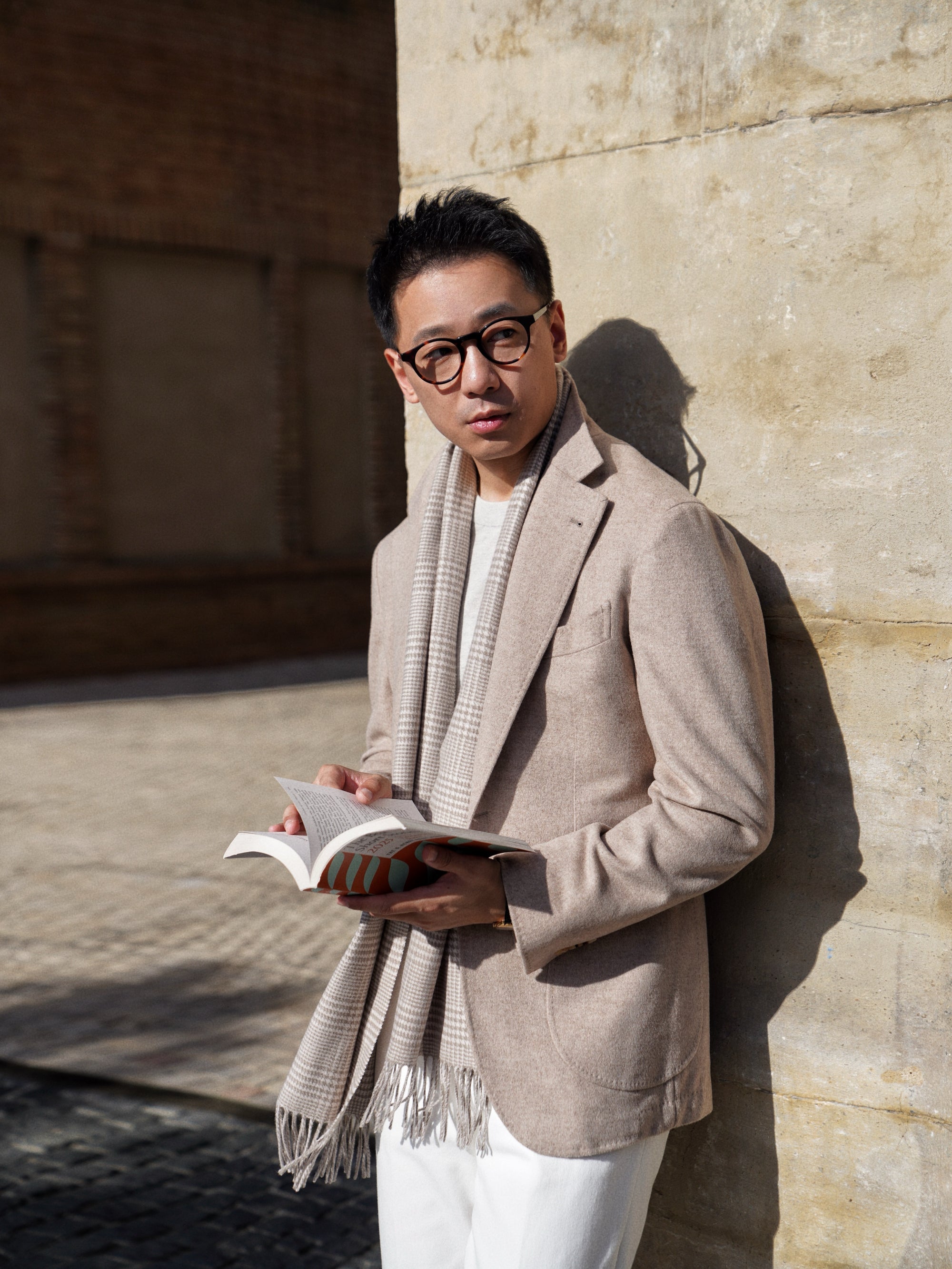 Oatmeal Wool Silk Jacket #982