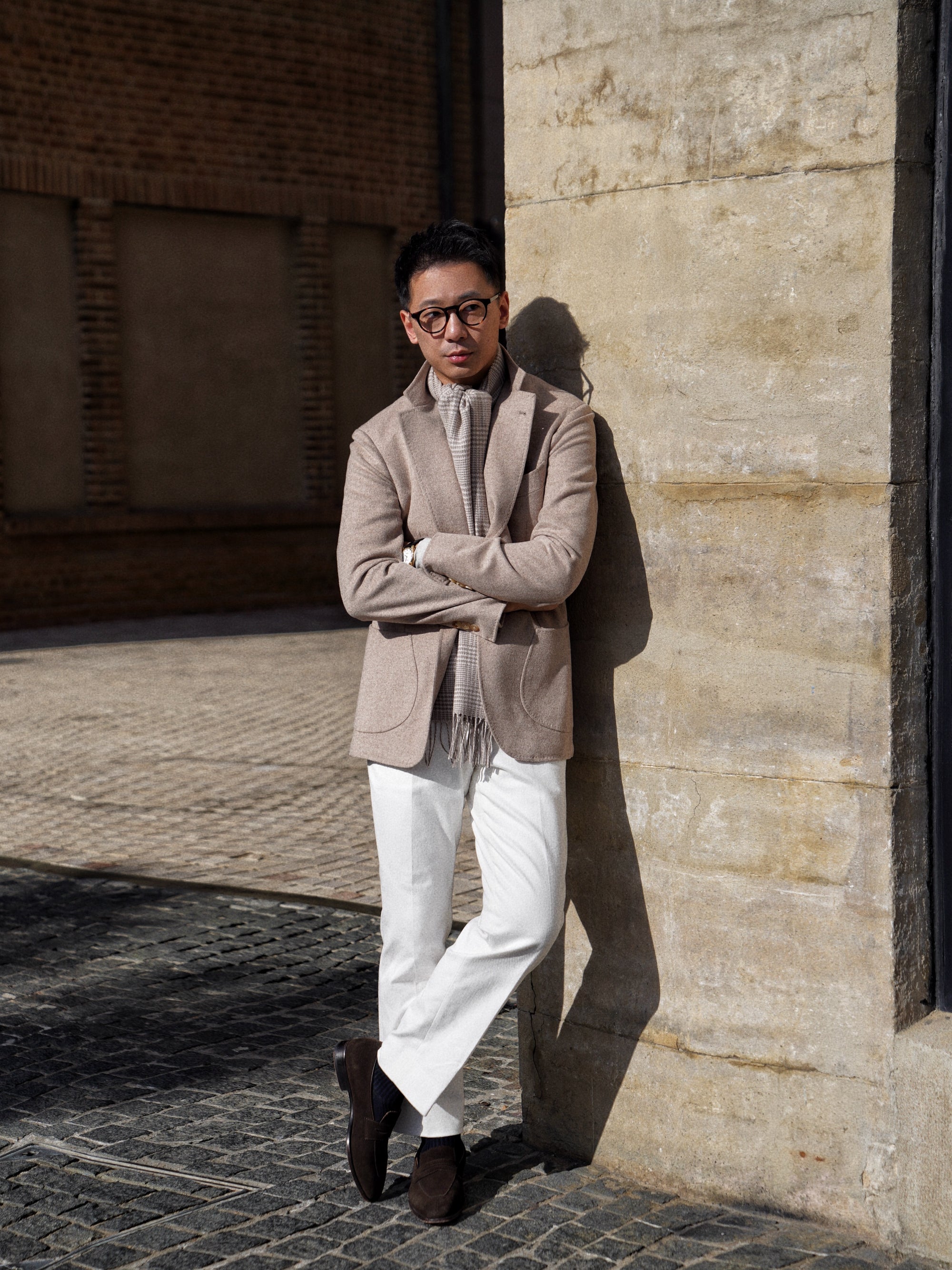 Oatmeal Wool Silk Jacket #982