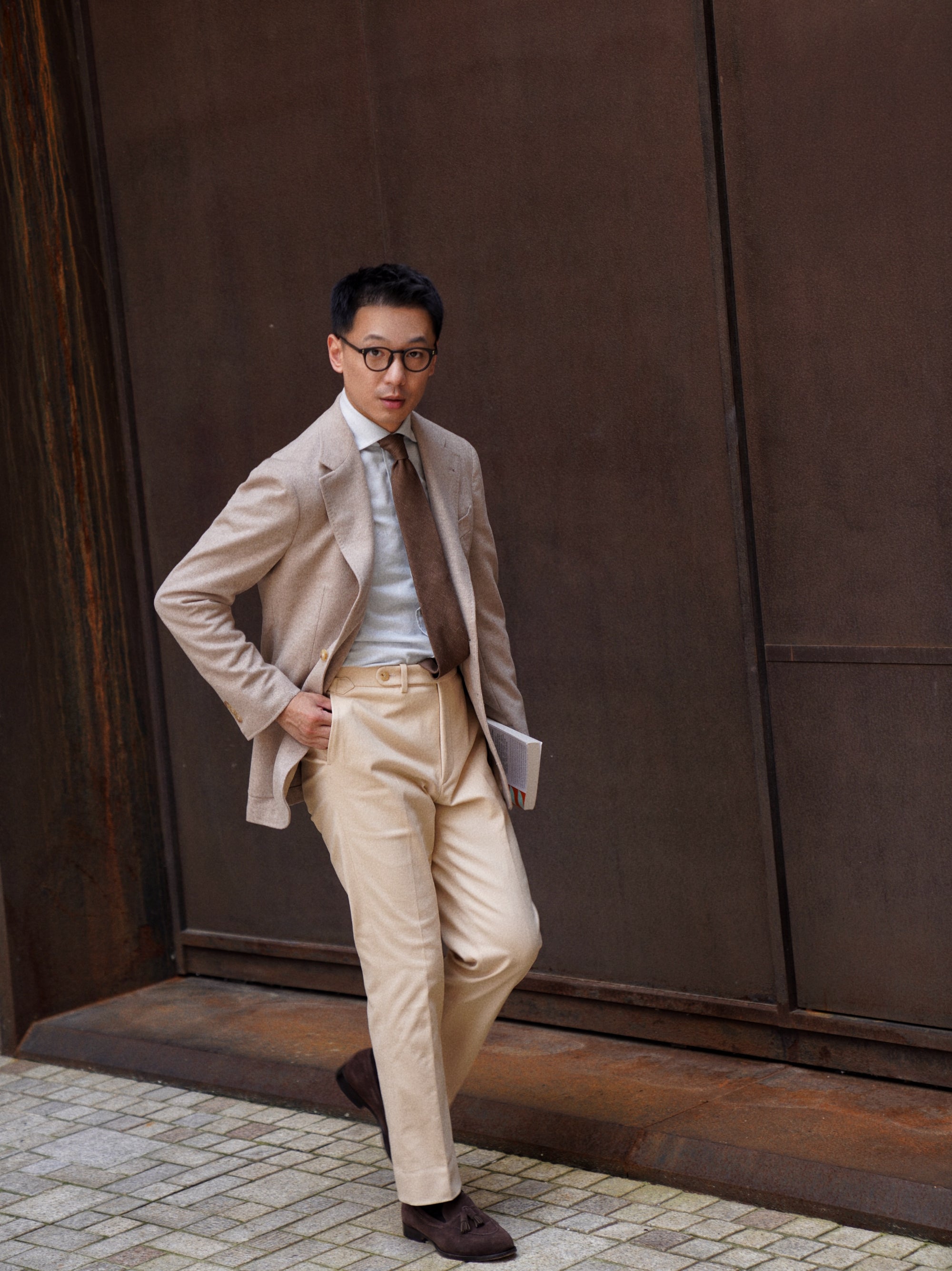 Oatmeal Wool Silk Jacket #982