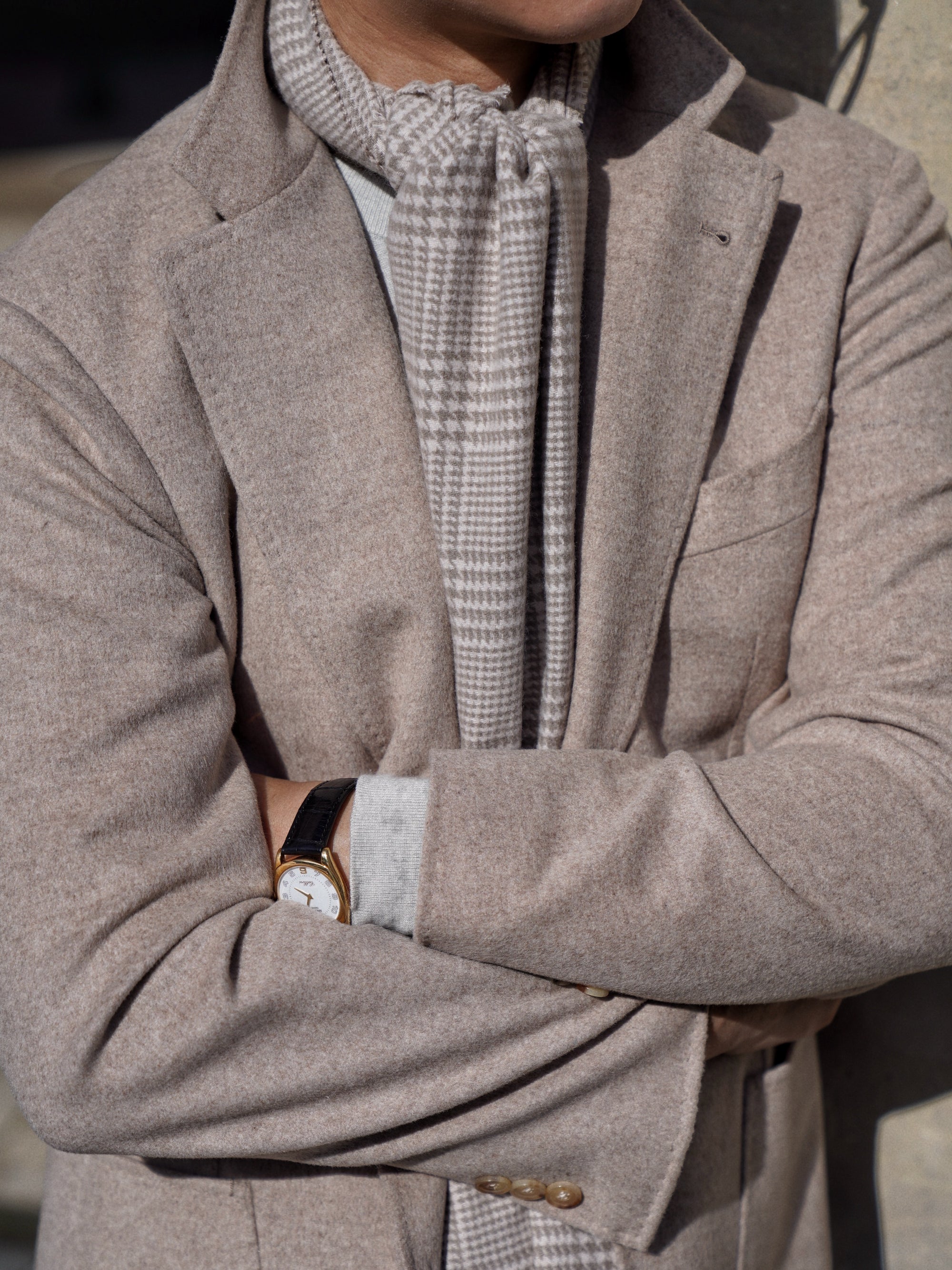 Oatmeal Wool Silk Jacket #982