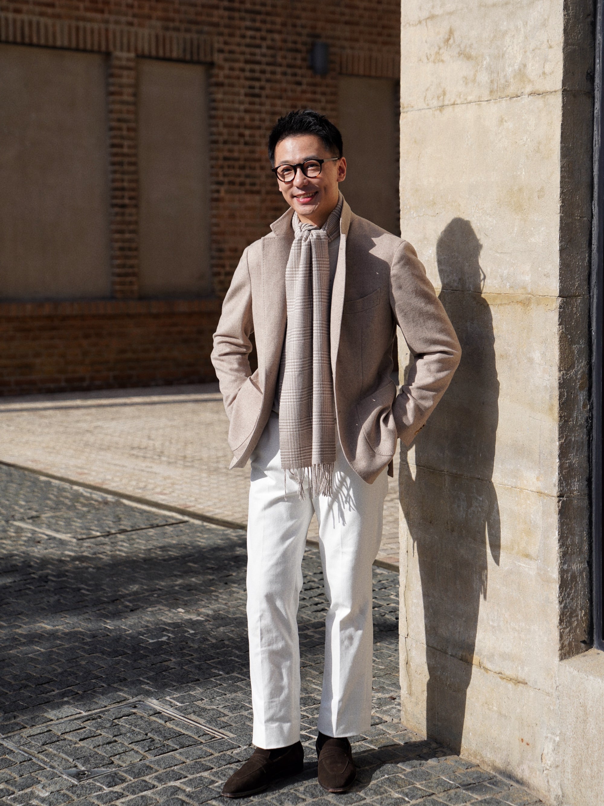 Oatmeal Wool Silk Jacket #982