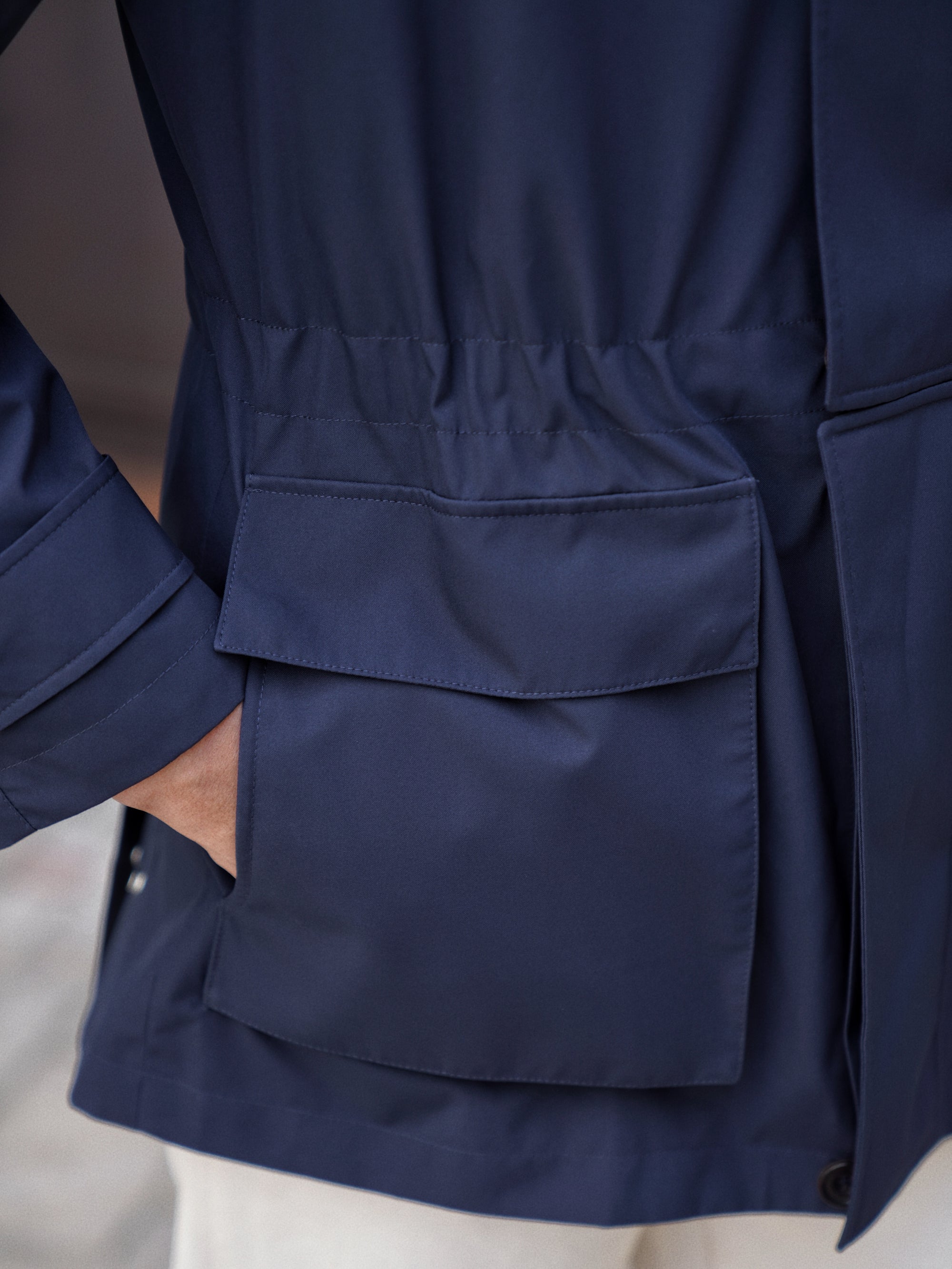 Navy Lightweight Raglan Navigation Jacket #379