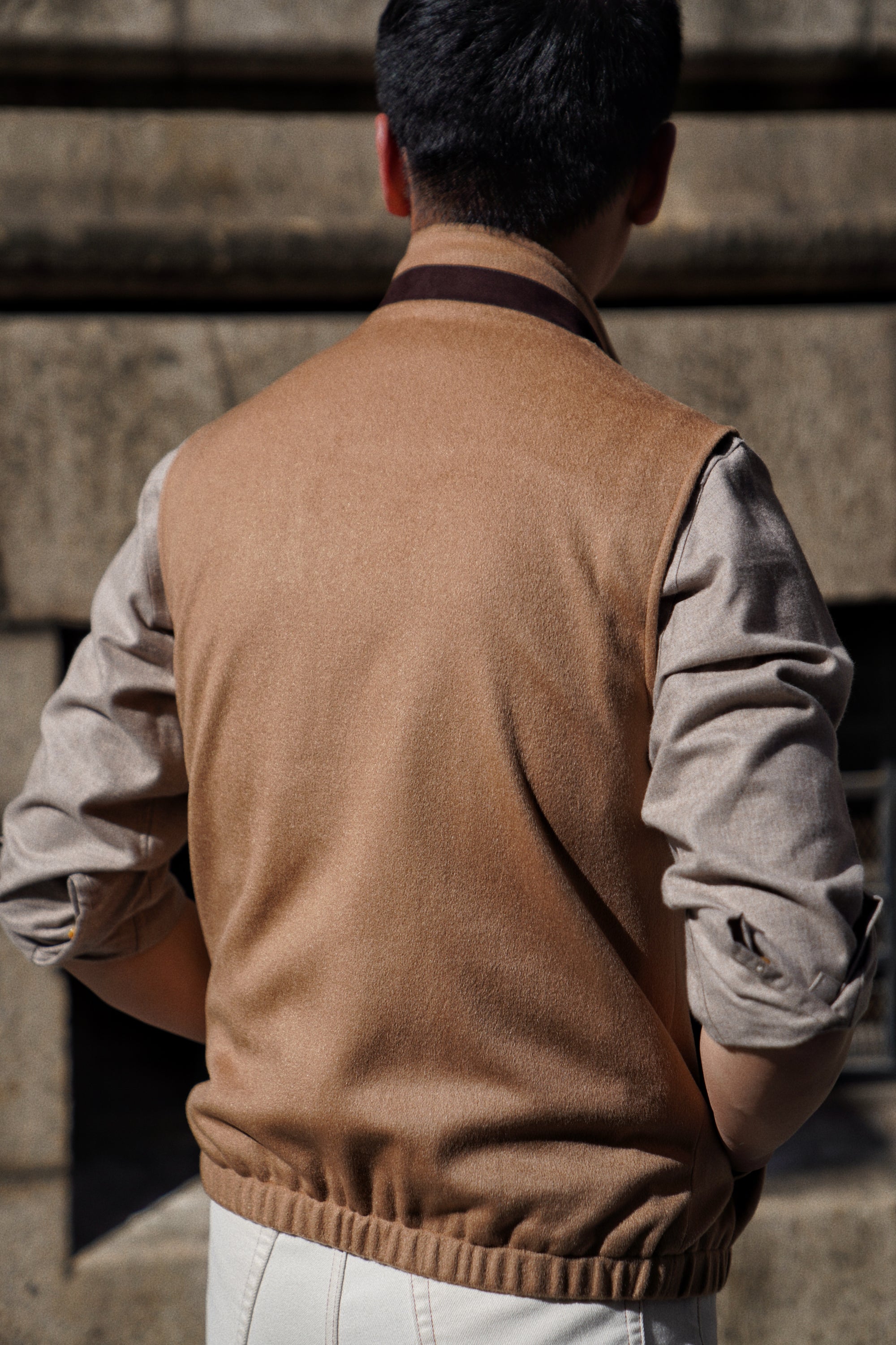 Camel Cashmere Gilet #355