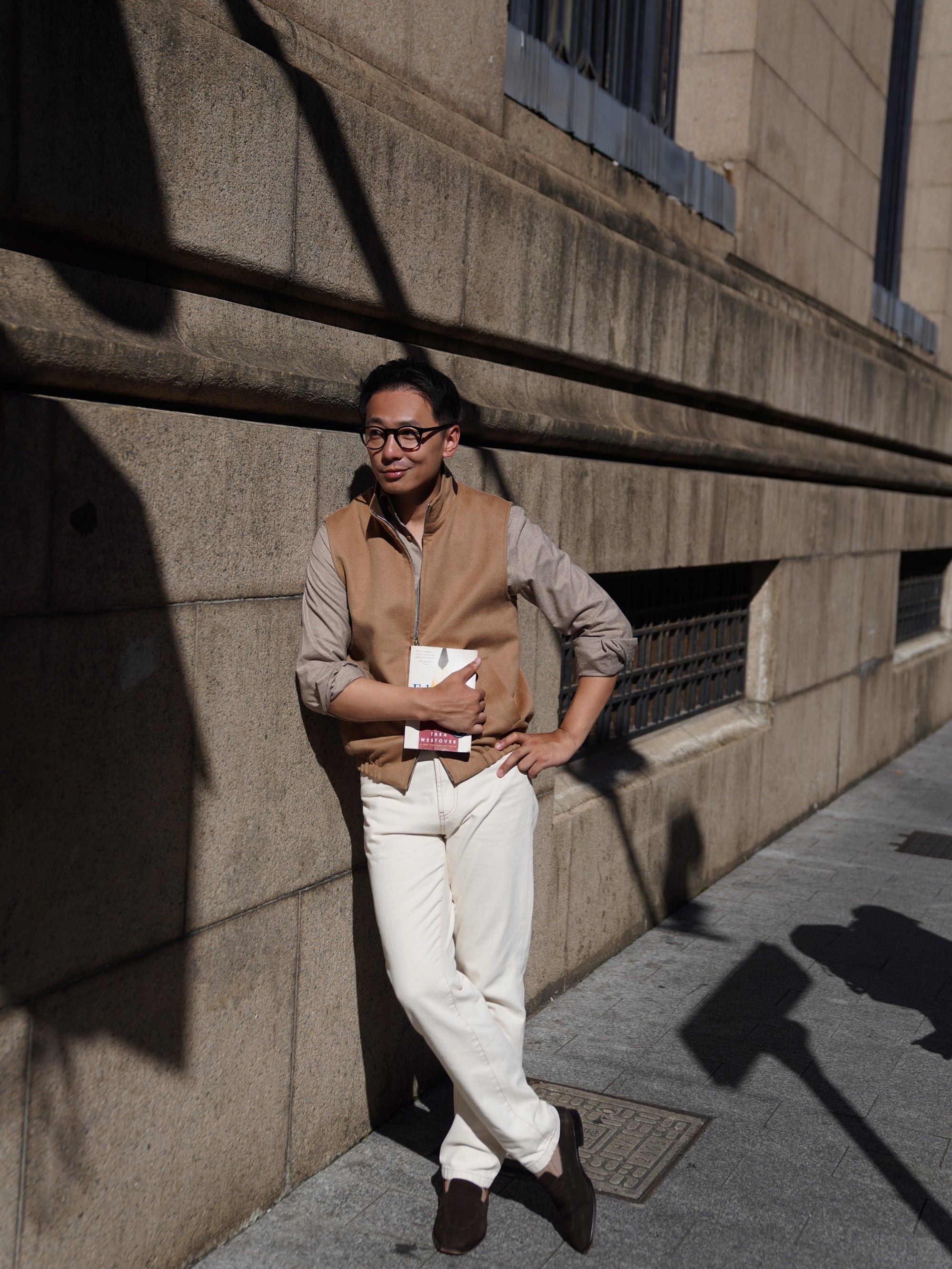 Camel Cashmere Gilet #355