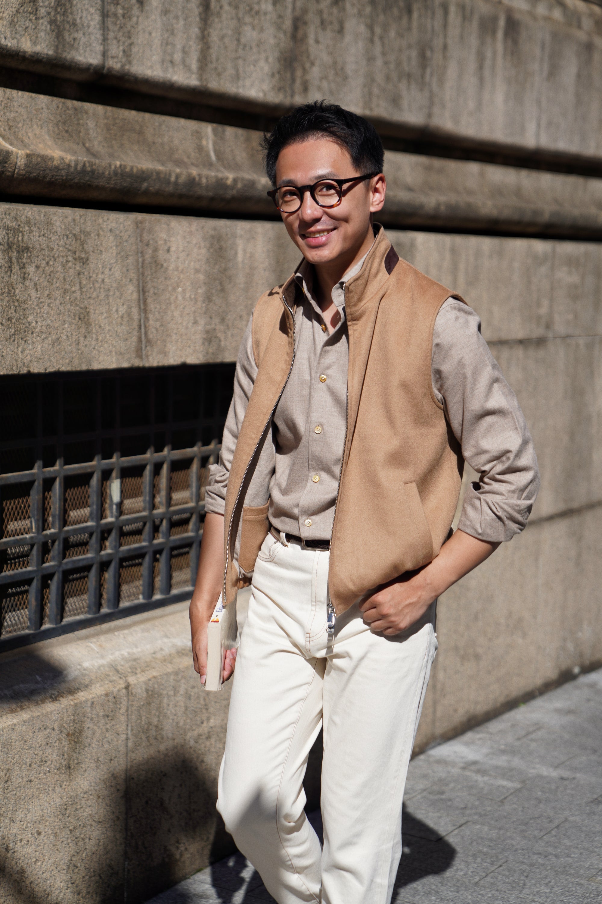 Camel Cashmere Gilet #355