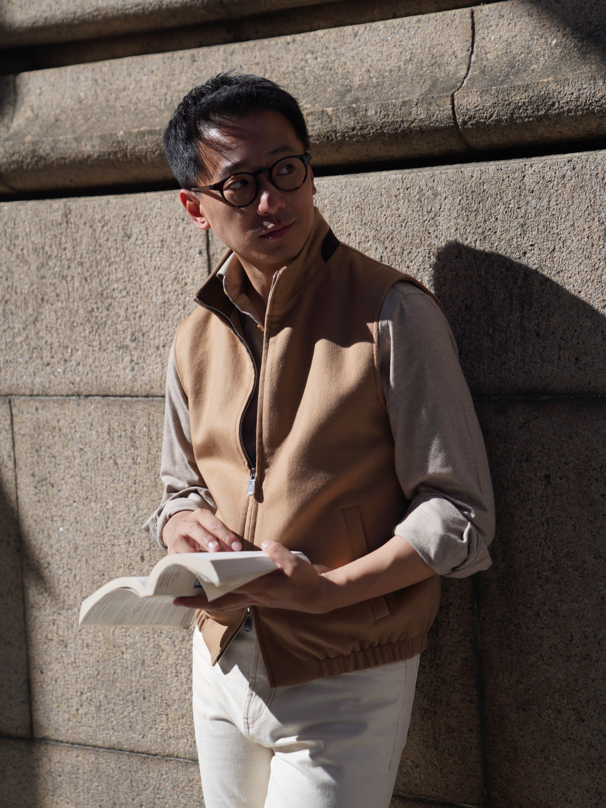 Camel Cashmere Gilet #355