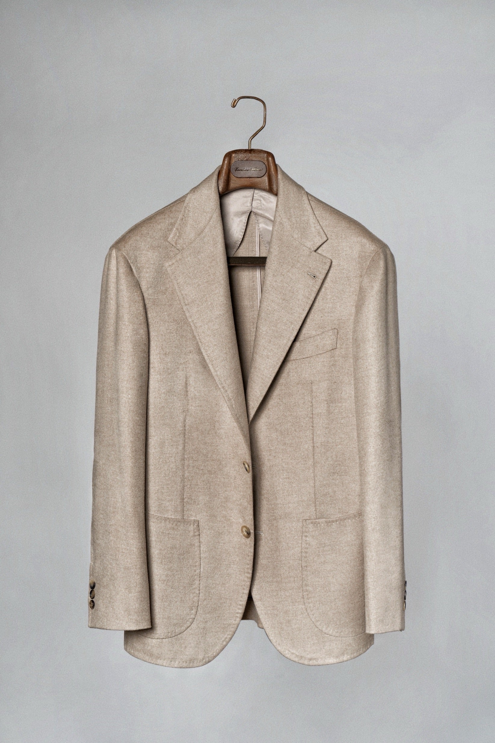 Oatmeal Wool Silk Jacket #982