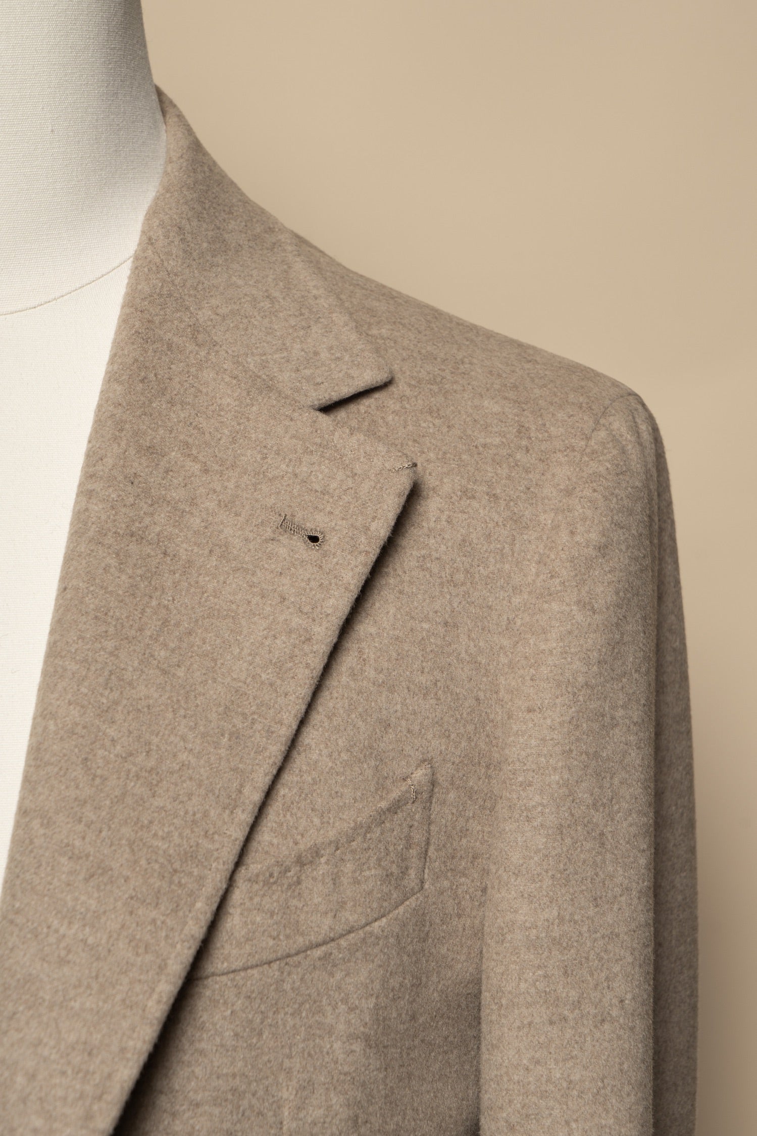 Oatmeal Wool Silk Jacket #982