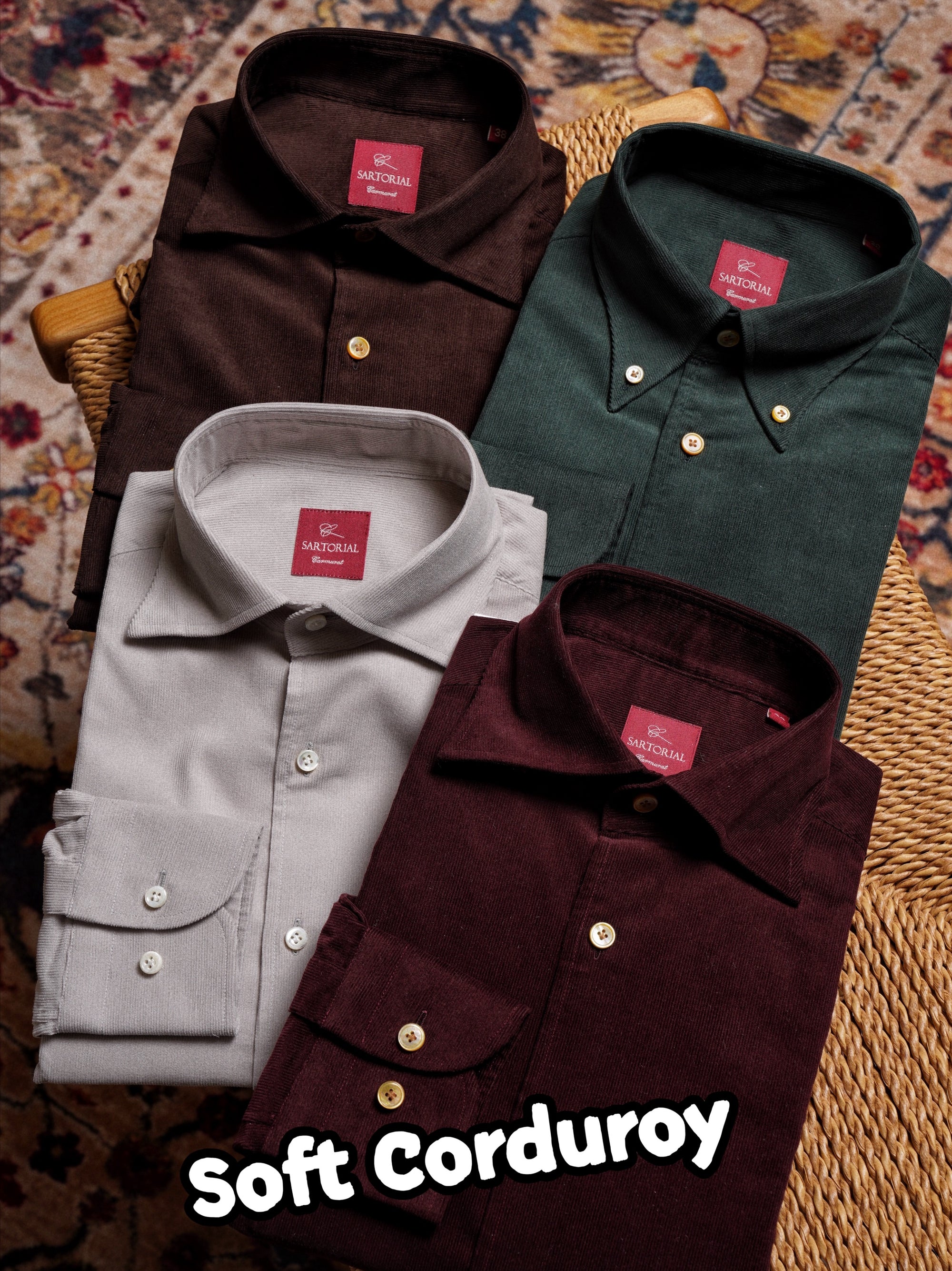 Fine Cotton Corduroy Shirt Collection