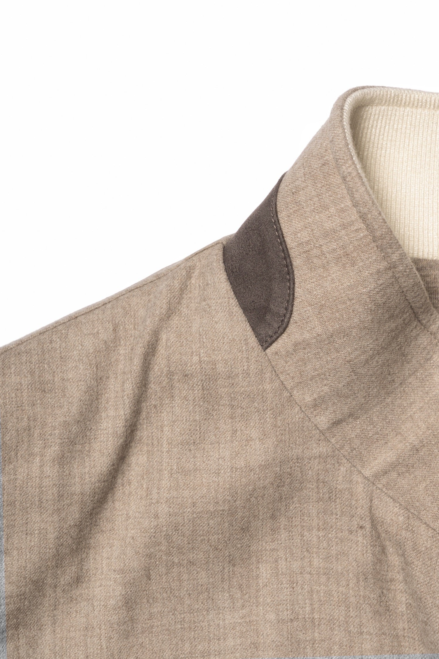 Beige Camel Wool Cashmere Gilet #1034