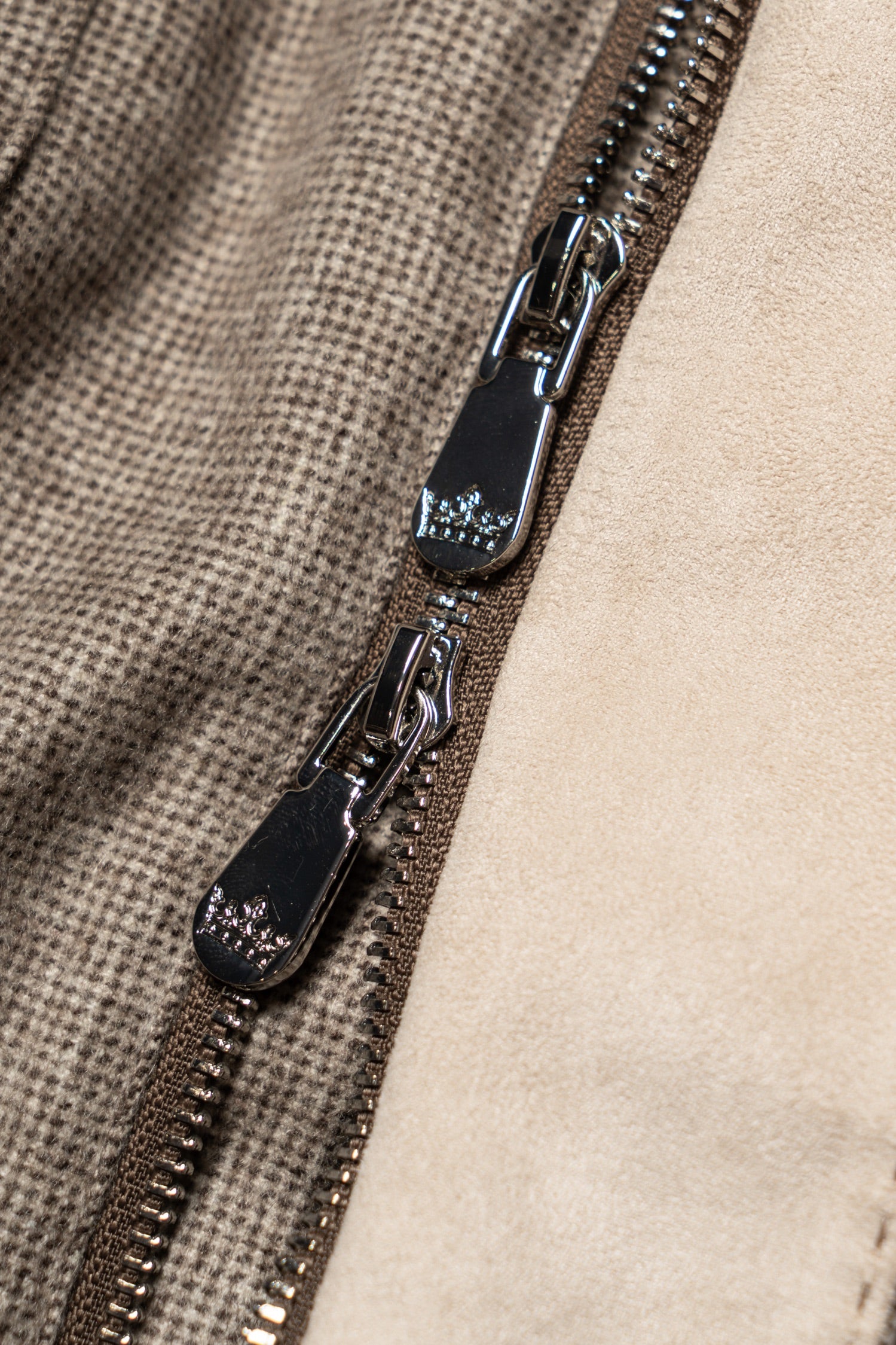 MTO Olive Houndstooth Cashmere Bamboo Fiber M65 Jacket #442