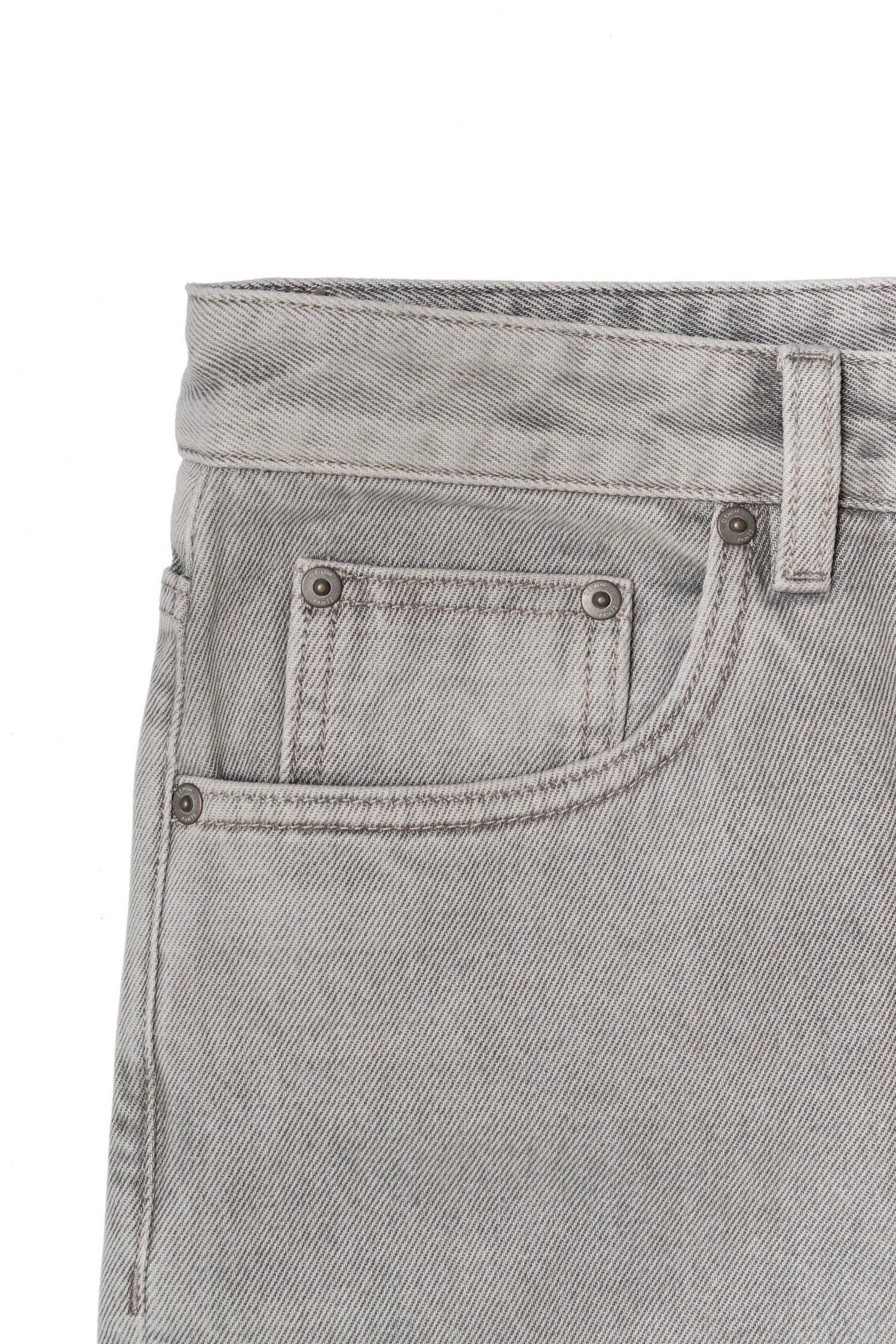 Stone High Waist Five Pocket Jeans
