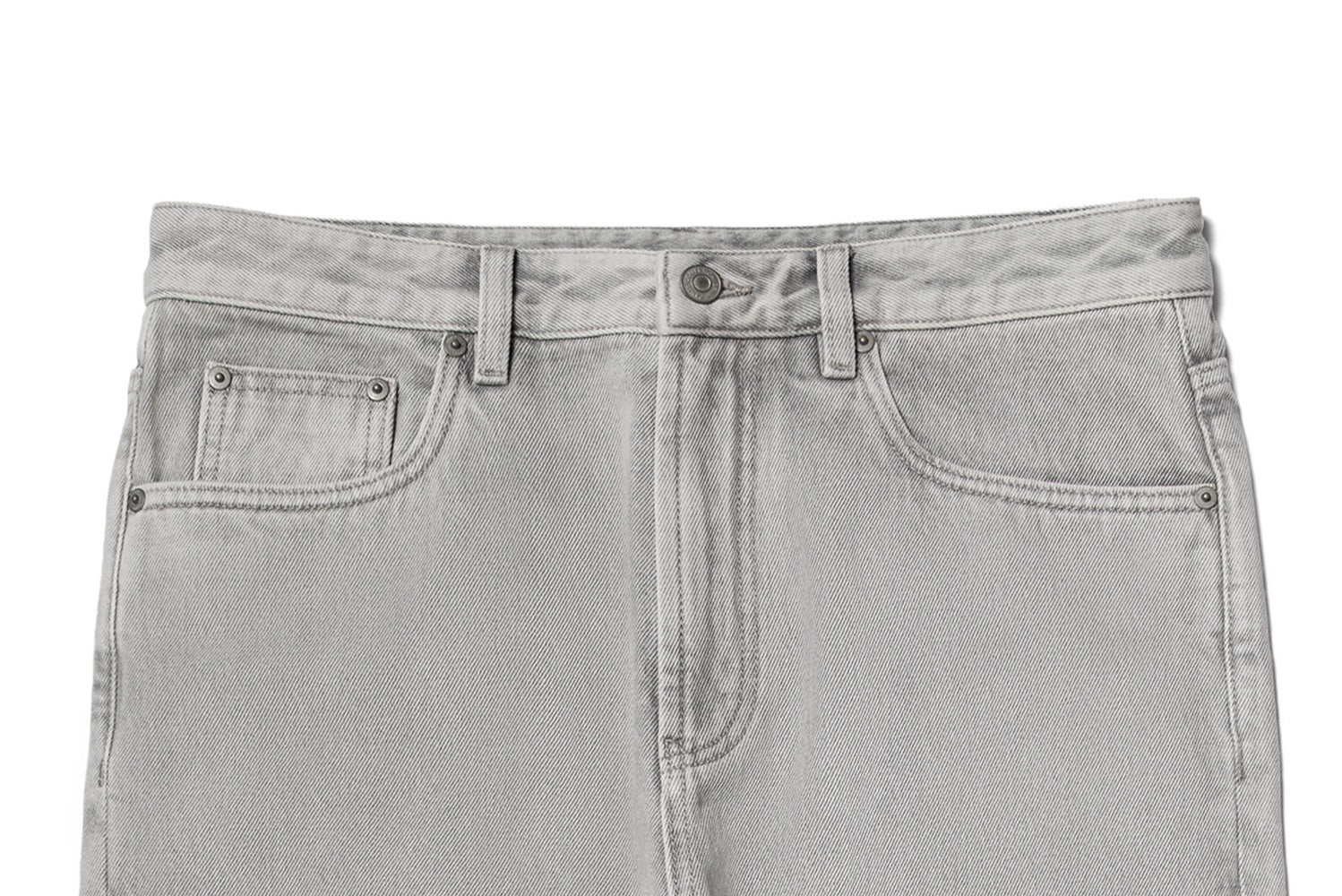 Stone High Waist Five Pocket Jeans