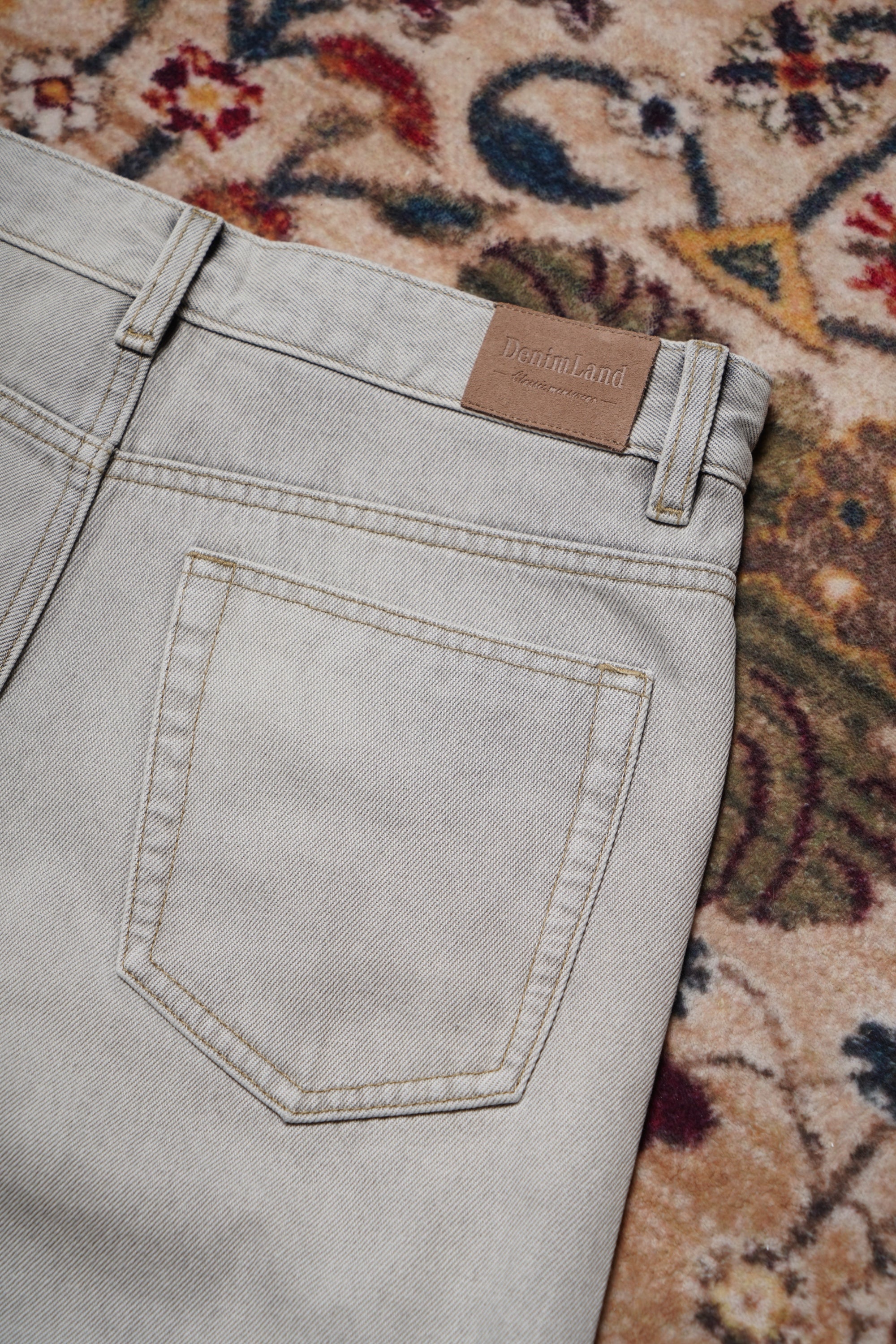 Stone High Waist Five Pocket Jeans
