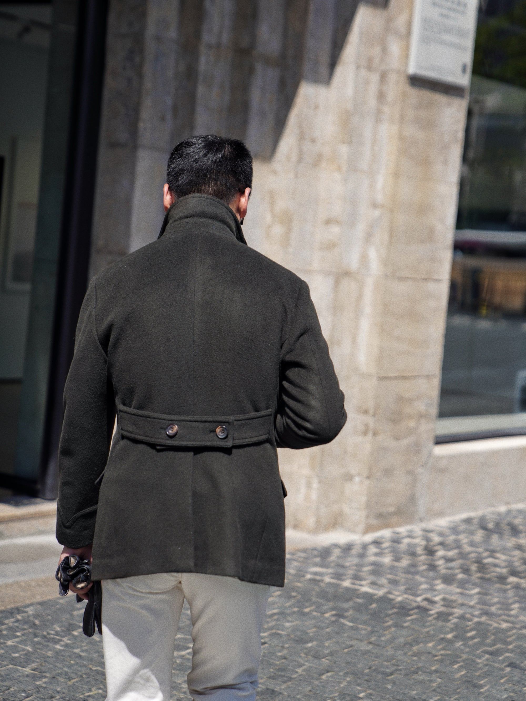 Military Wool Peacoat #155