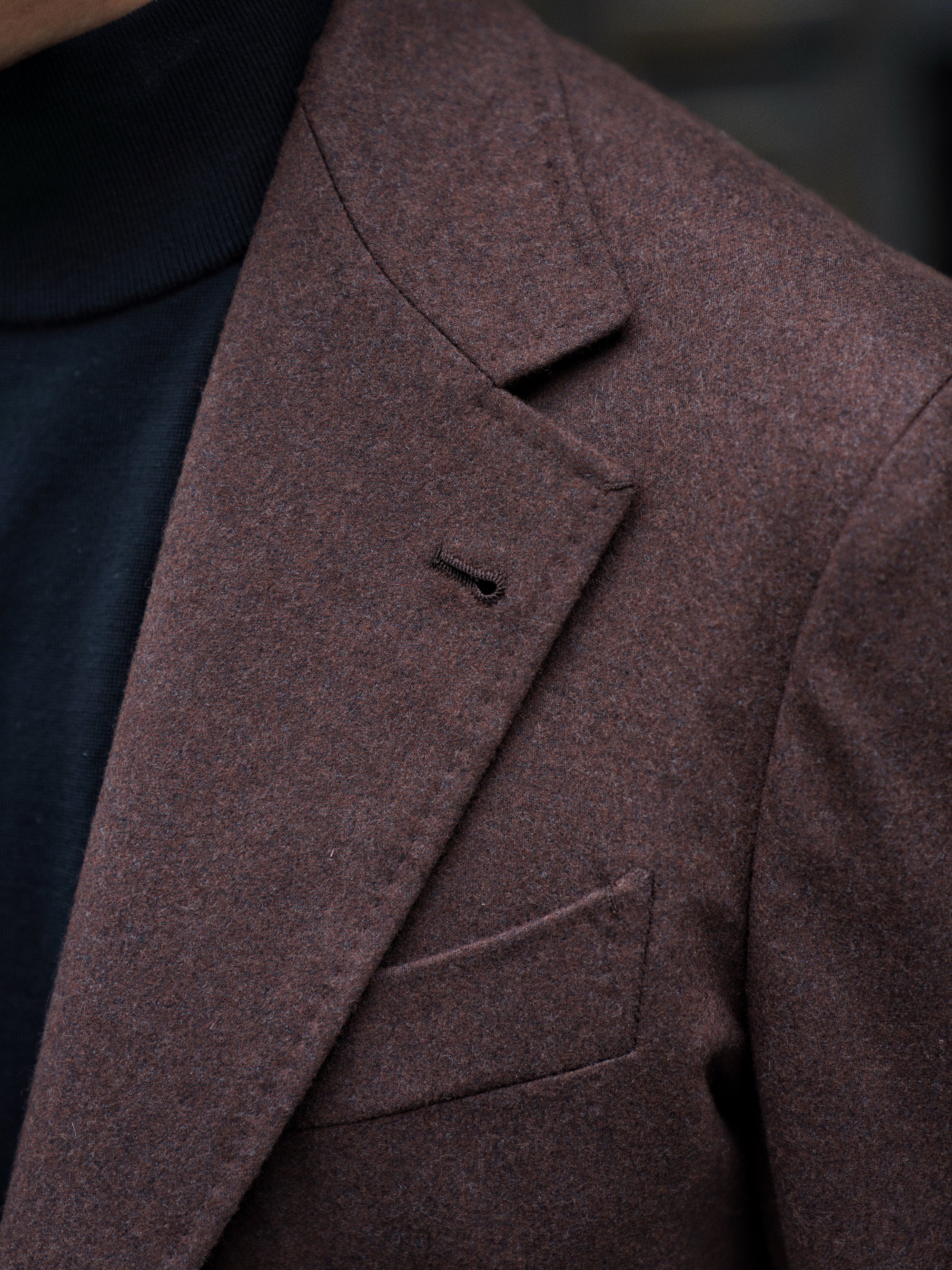 MTO Brick Red Worsted Flannel Suit #635