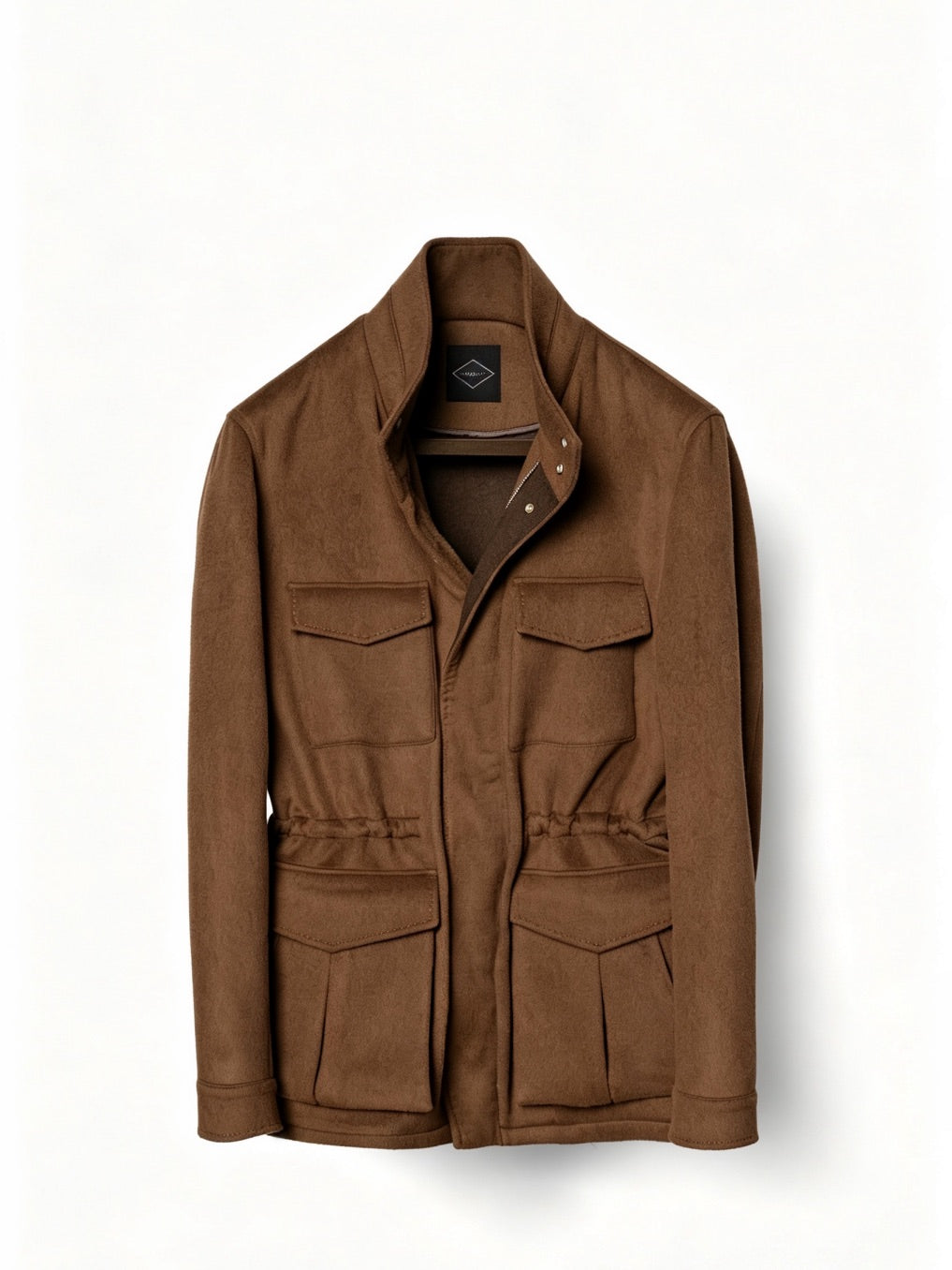 Tobacco Wool Silk M65 Jacket #376