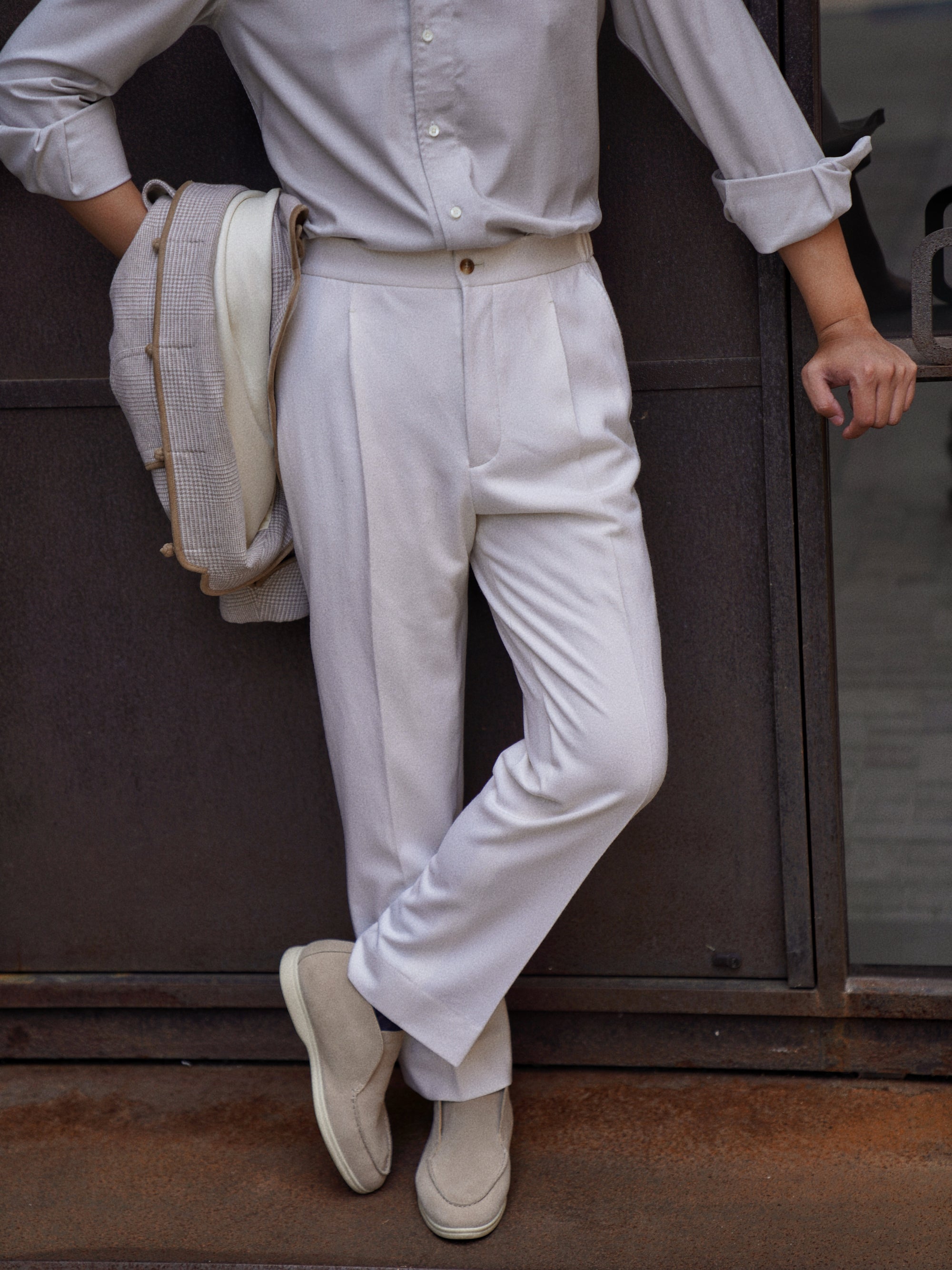 Knitted Wool Drawstring Trousers #991 #992 #993