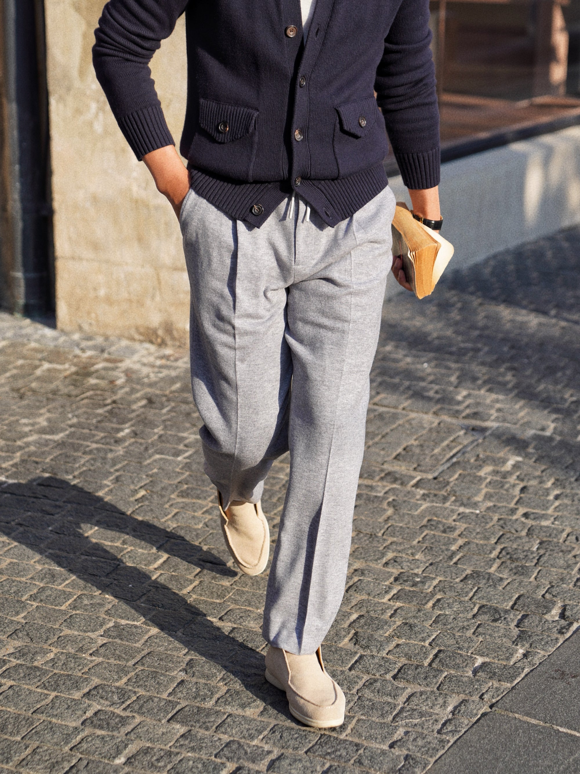 Knitted Wool Drawstring Trousers #991 #992 #993